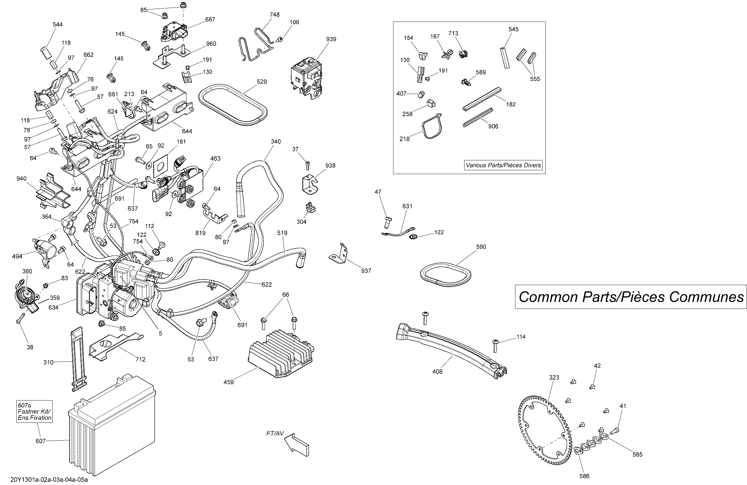 Схема узла: Electrical System Common Parts