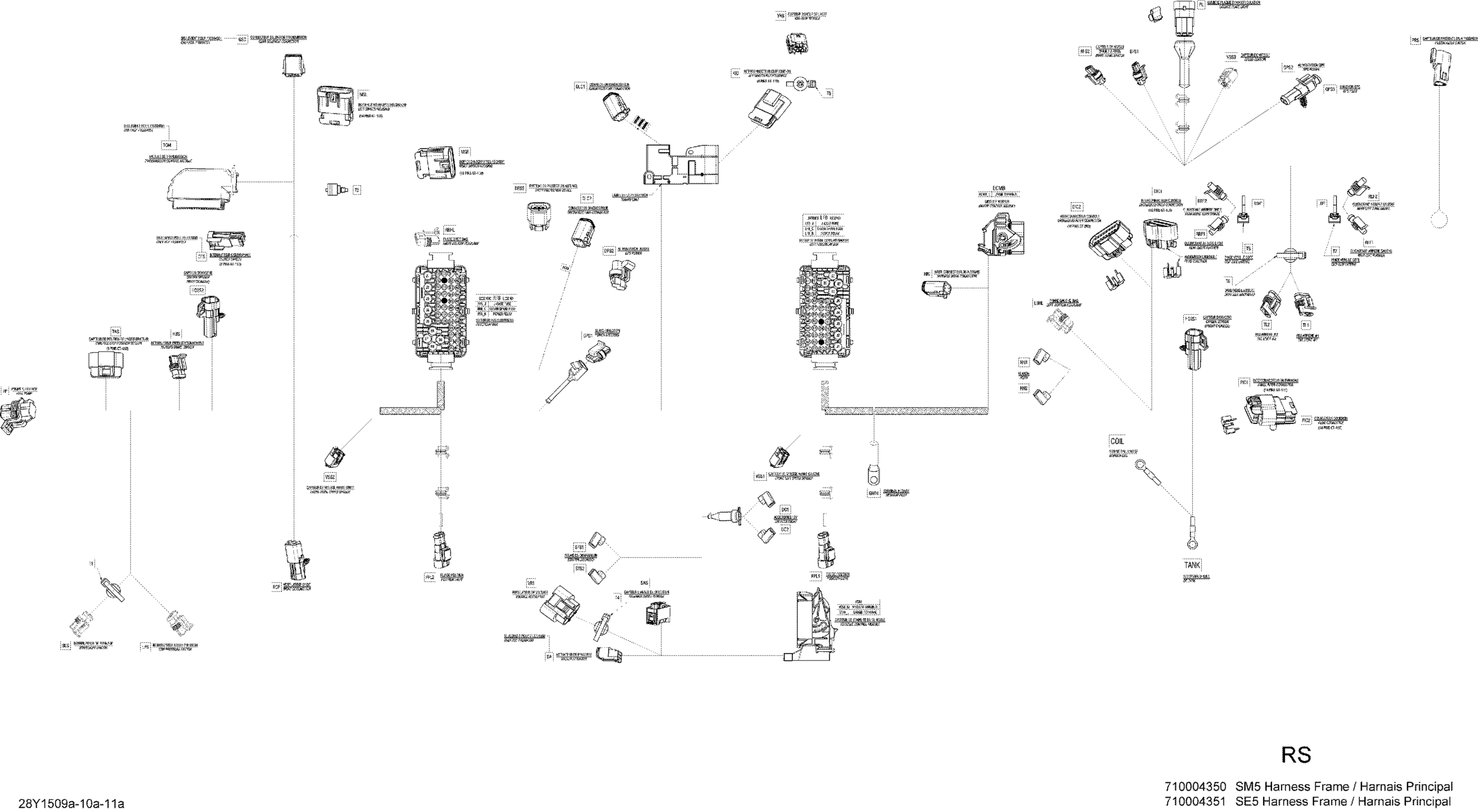 Electrical Harness Frame SE5_28Y1509a