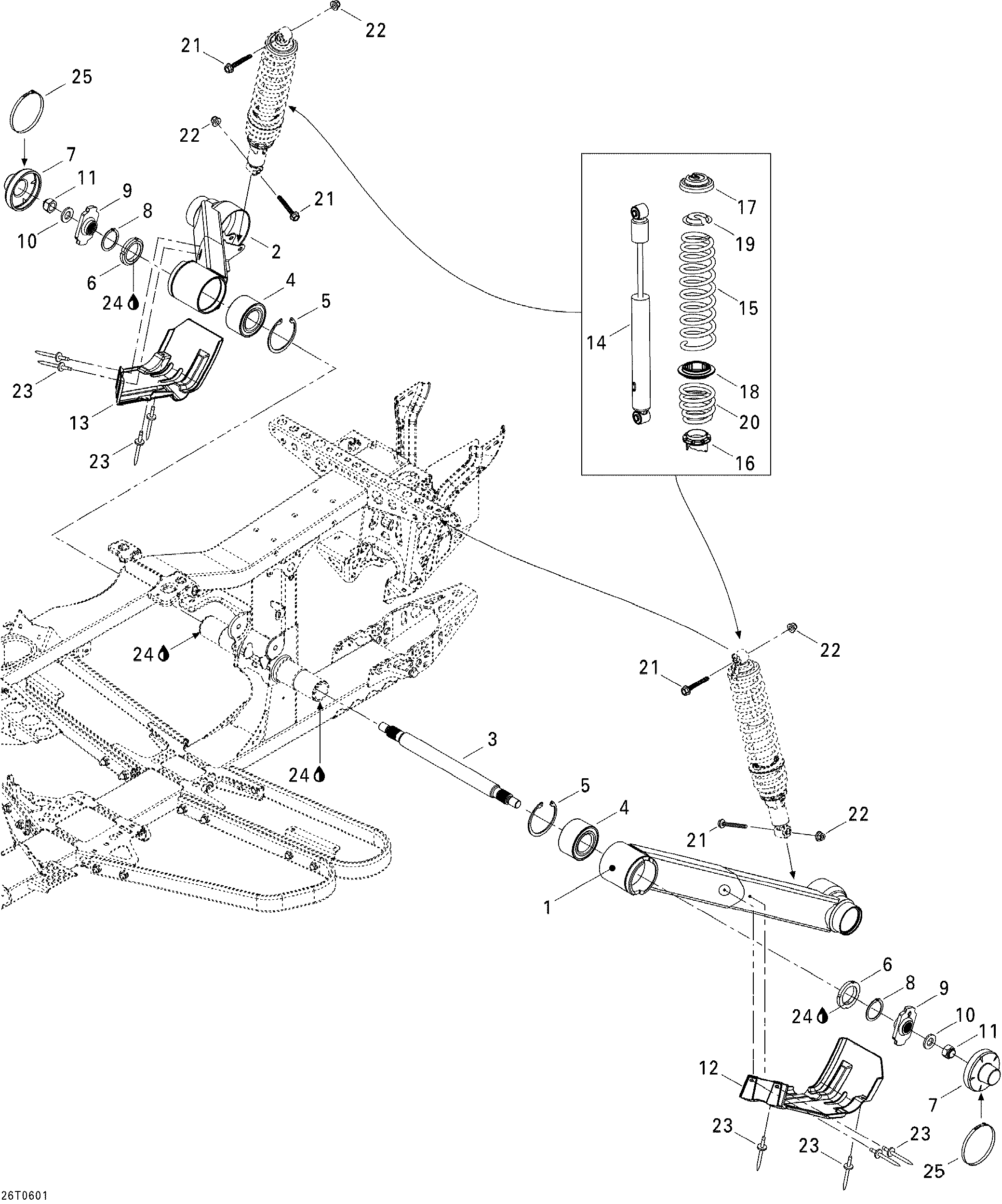 Схема узла: Rear Suspension