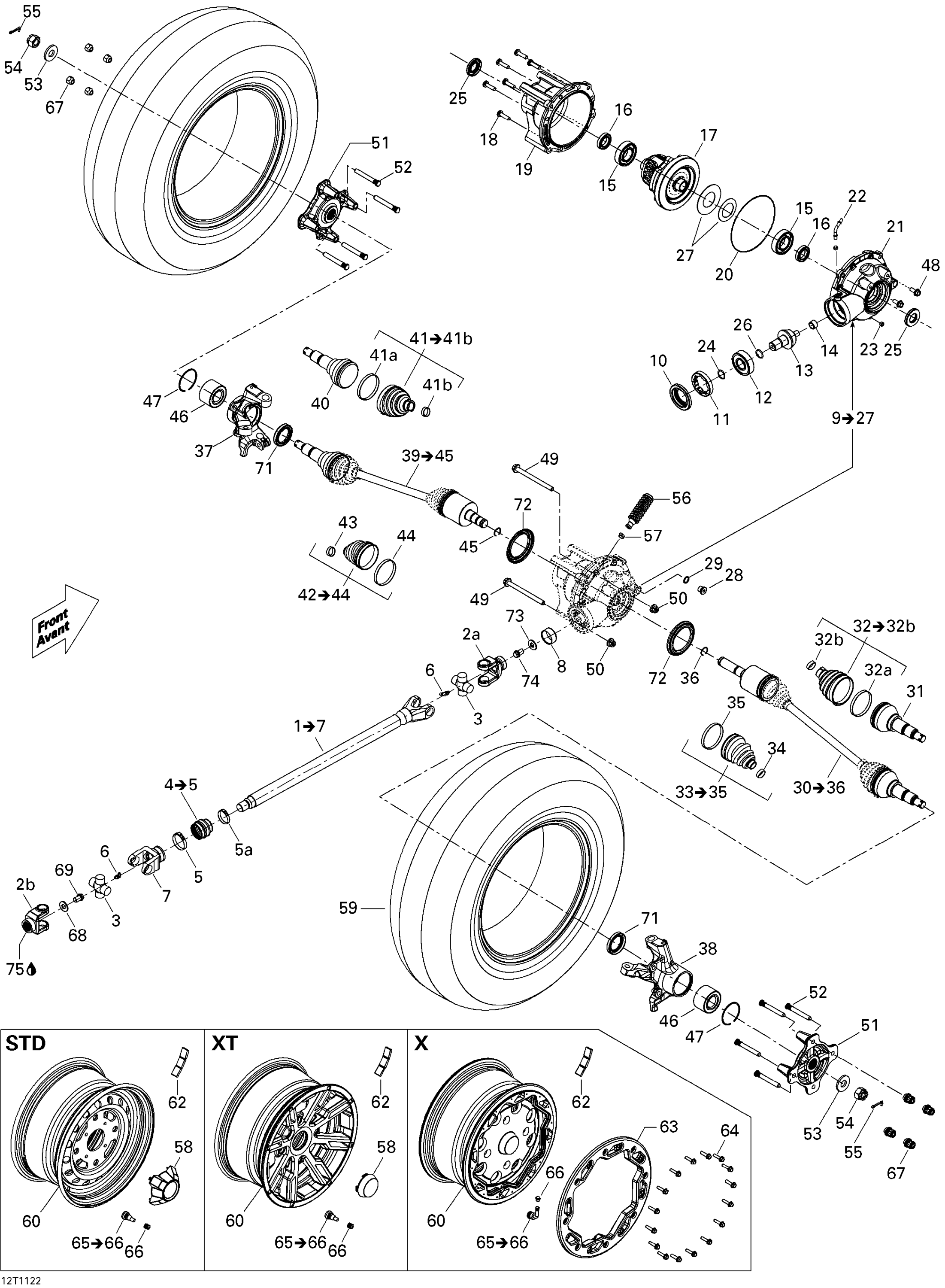 Drive System, Front