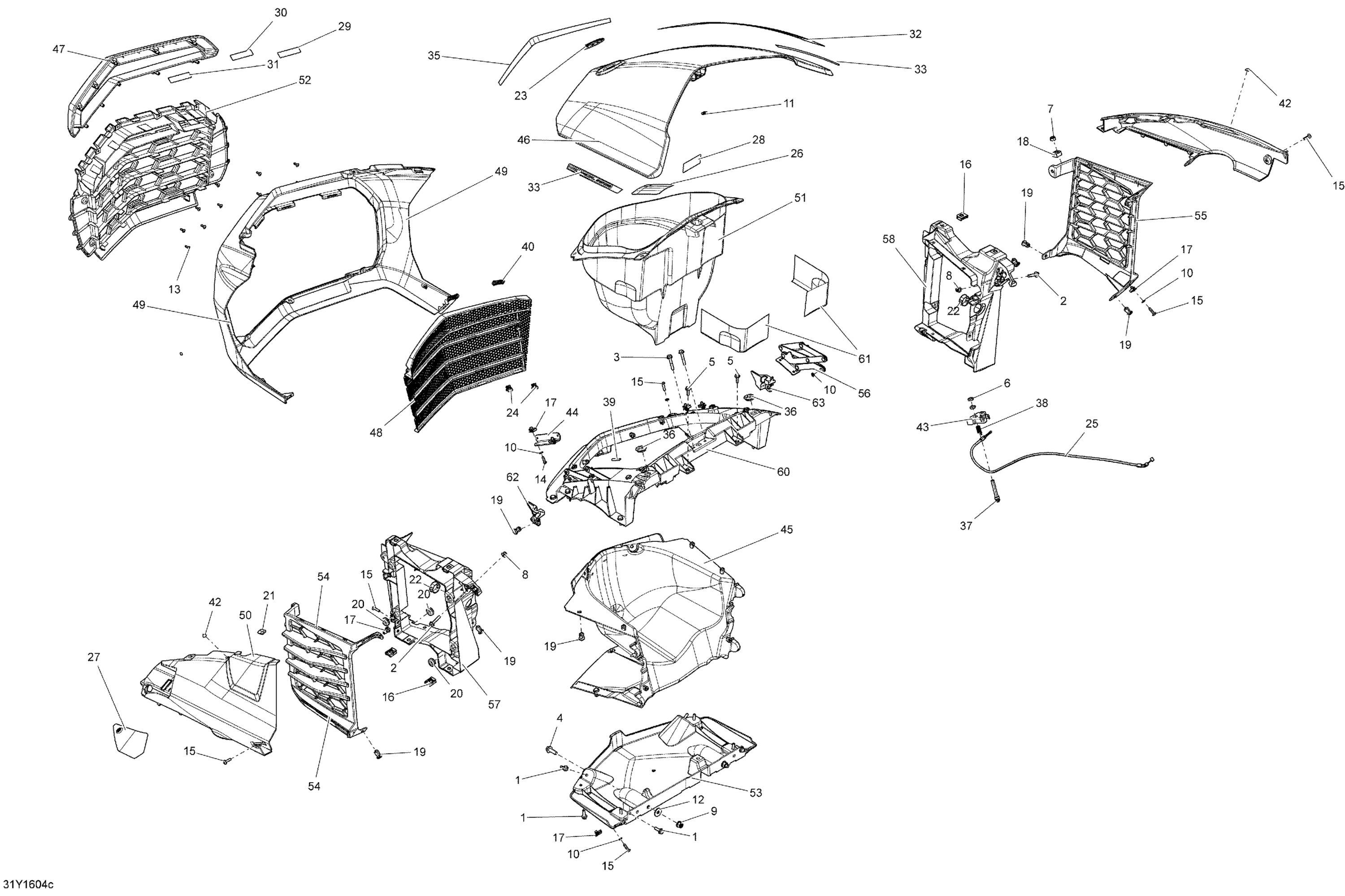 Body And Accessories - Front Storage - Package S-T-LTD