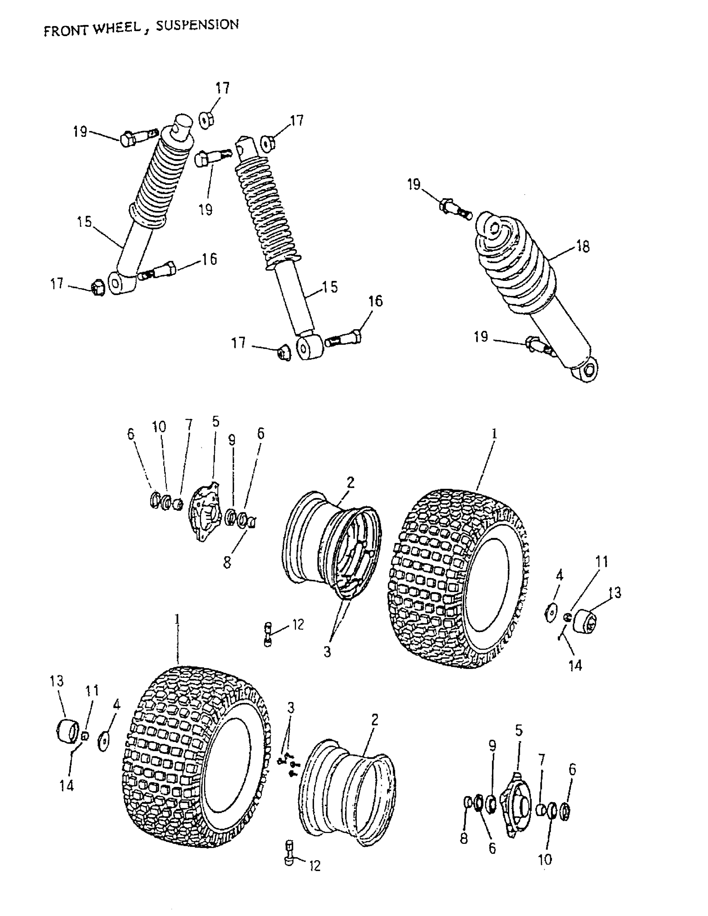 Front Wheel, Suspension 166-17