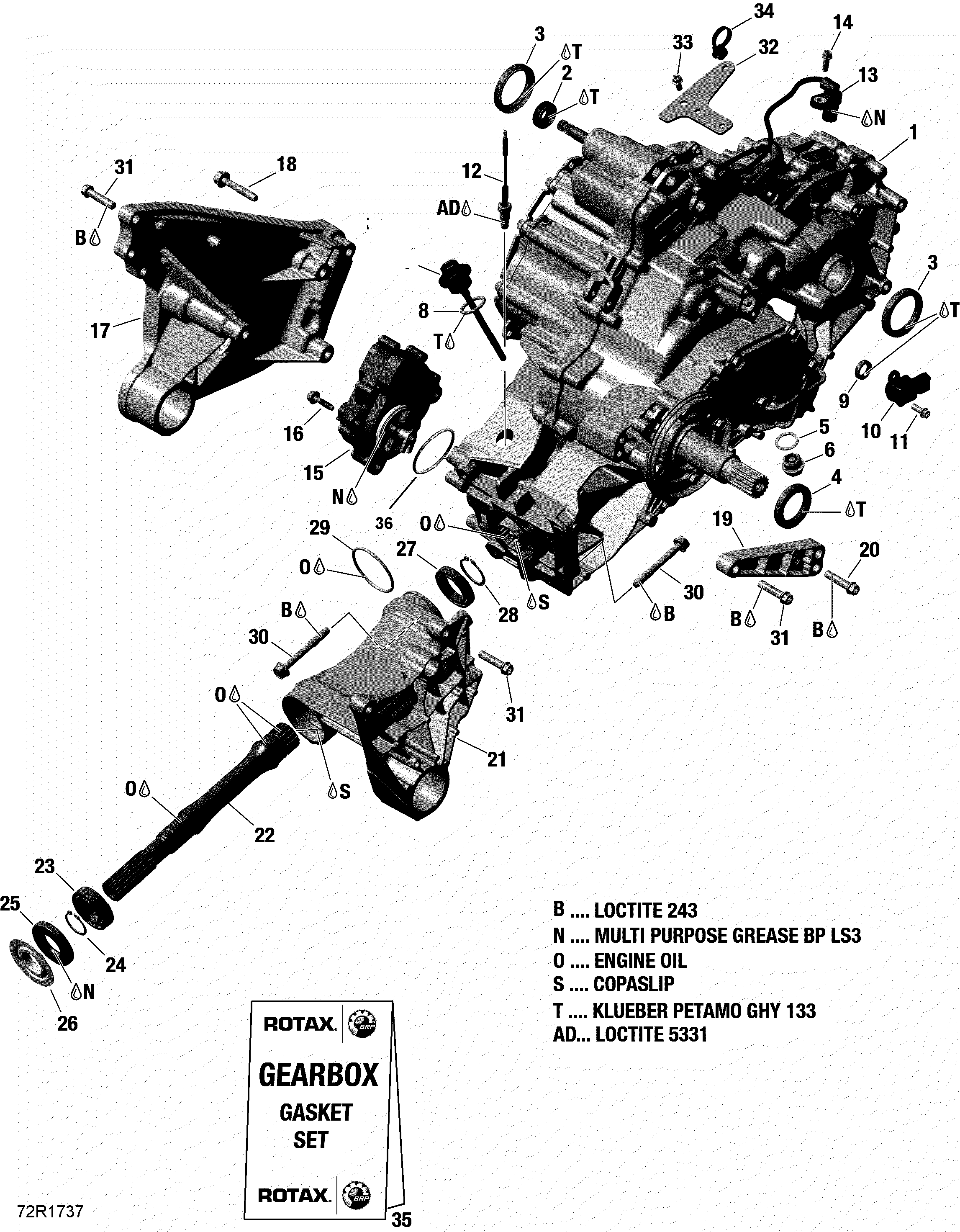 Gear Box And Components 46754