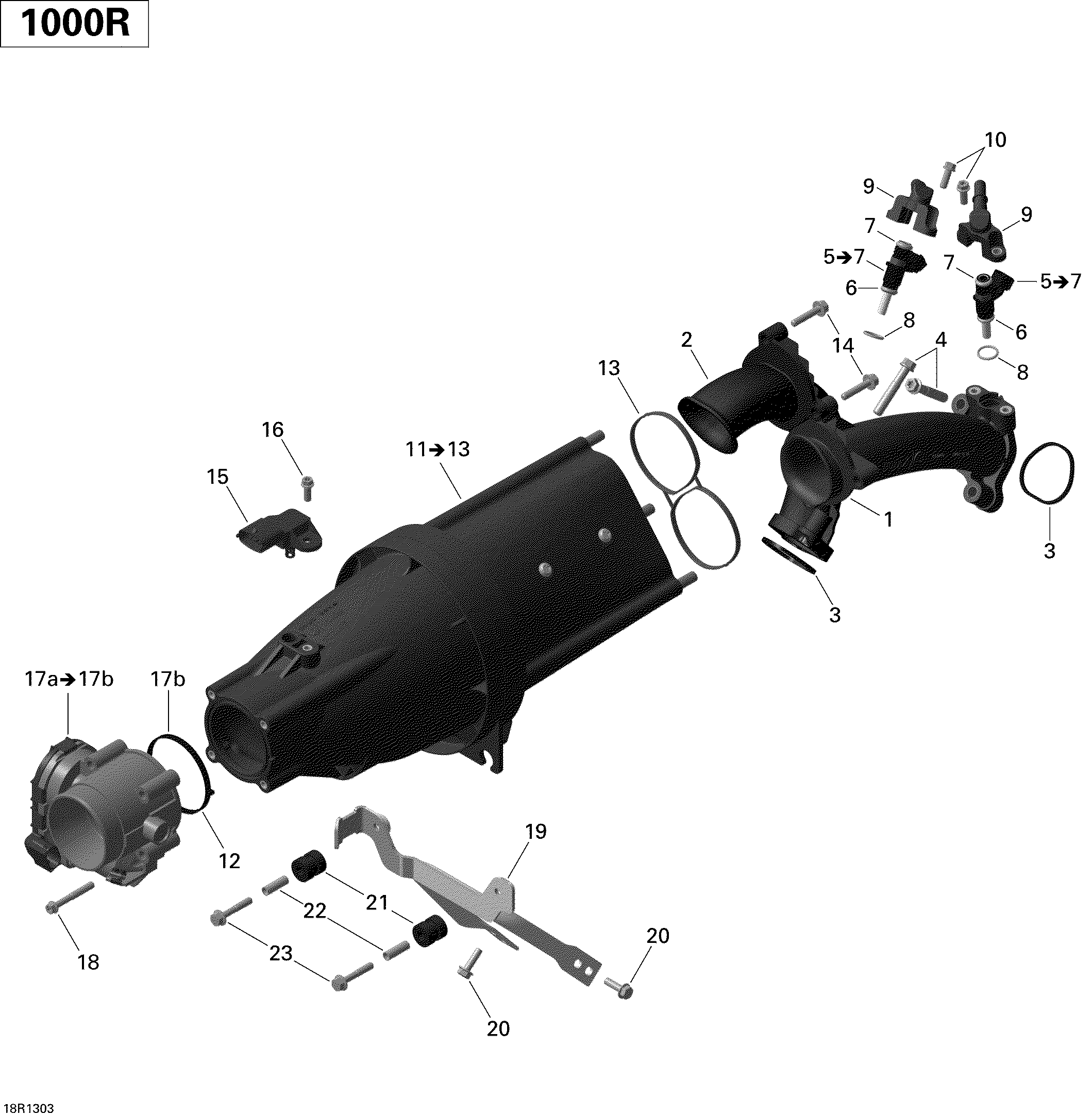 Air Intake Manifold And Throttle Body