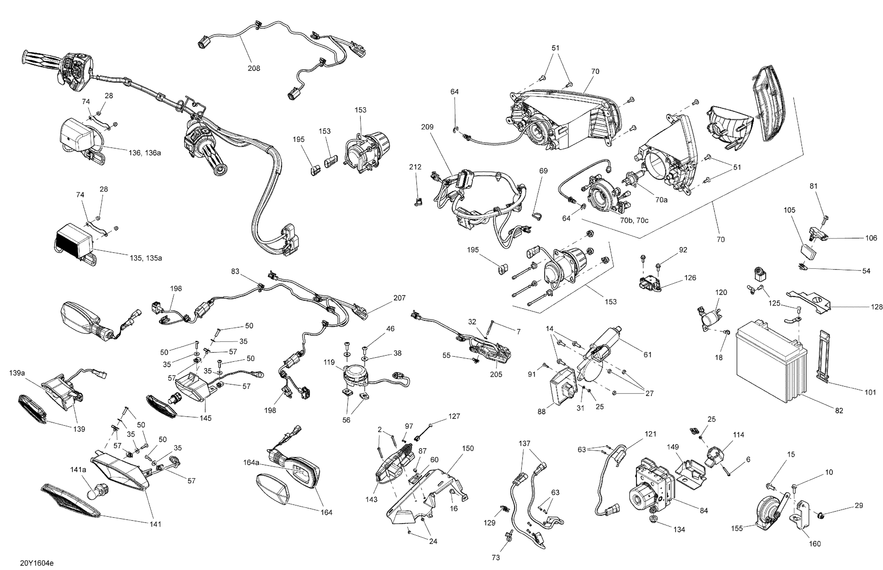 Electrical System - Package Standard-S-Special - Headlamp And Accessories