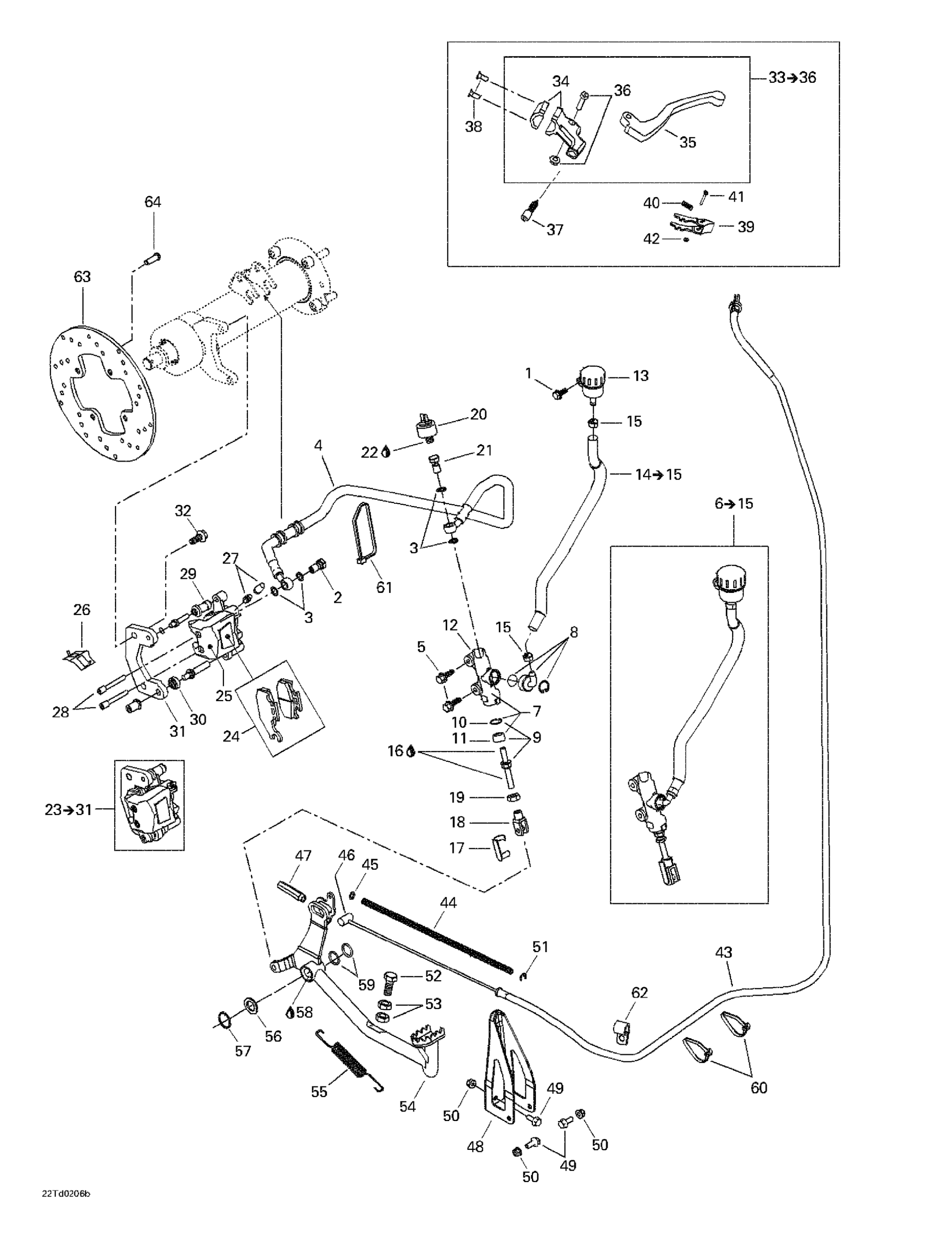 Hydraulic Rear Brake