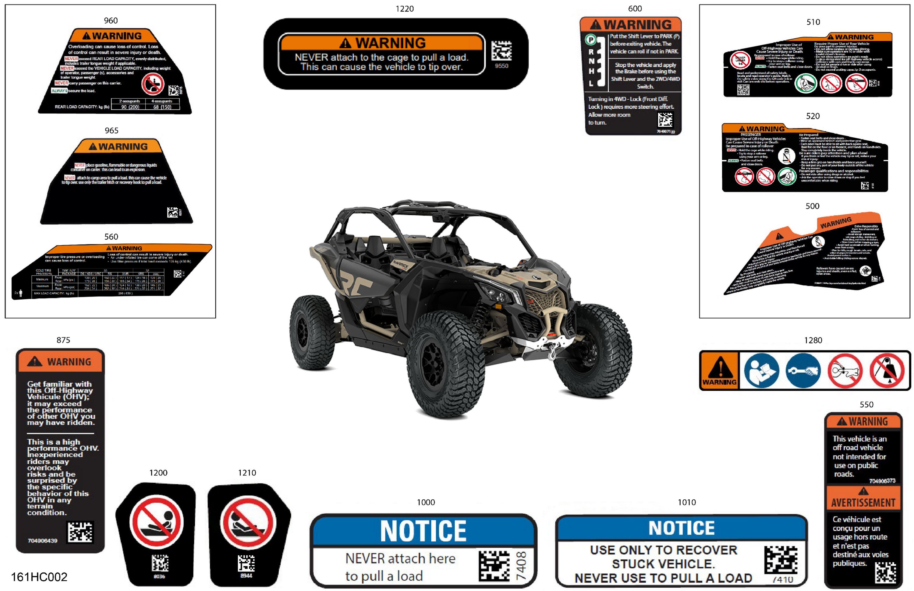 Body - Warning Decals