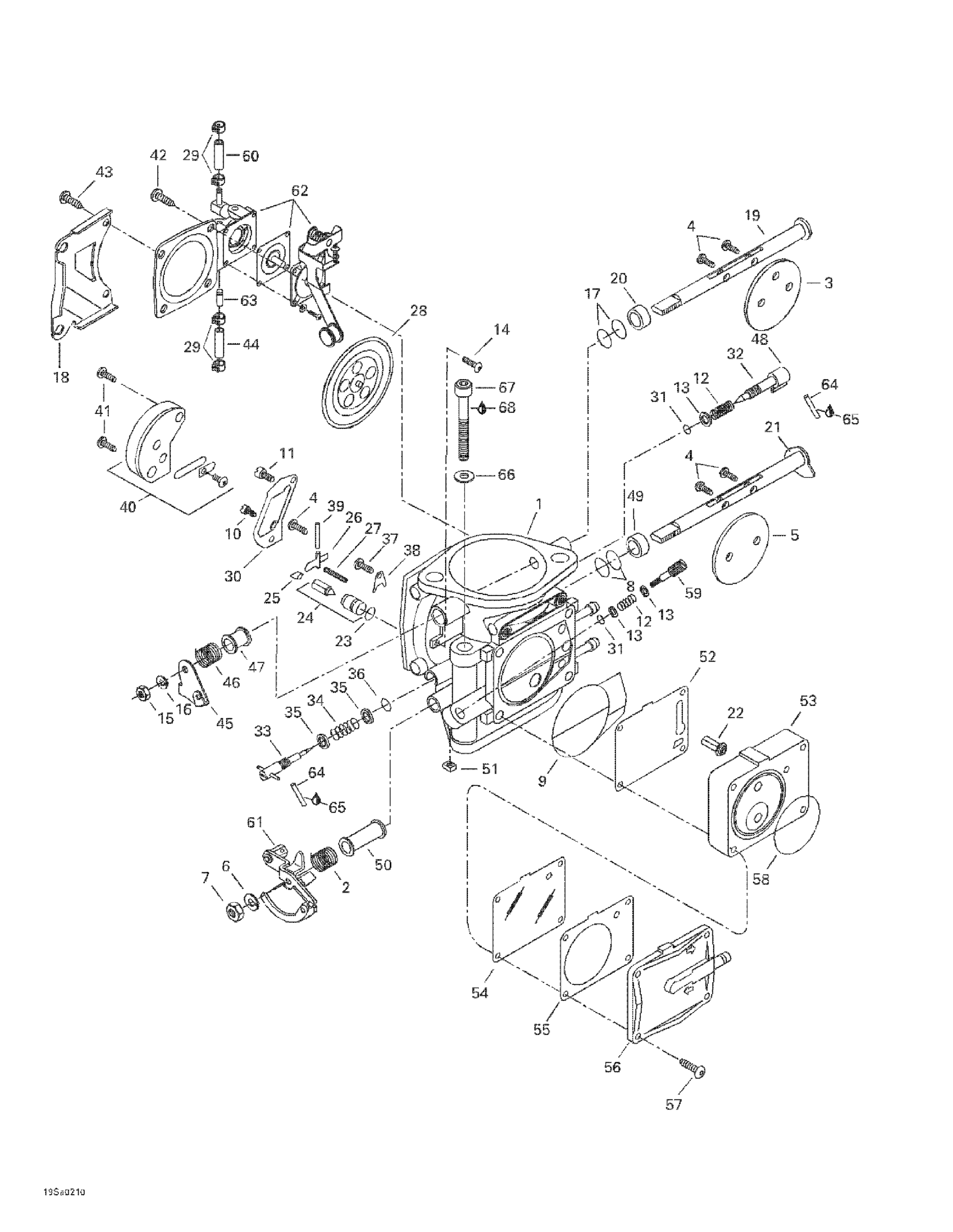 Схема узла: Carburetor(s)