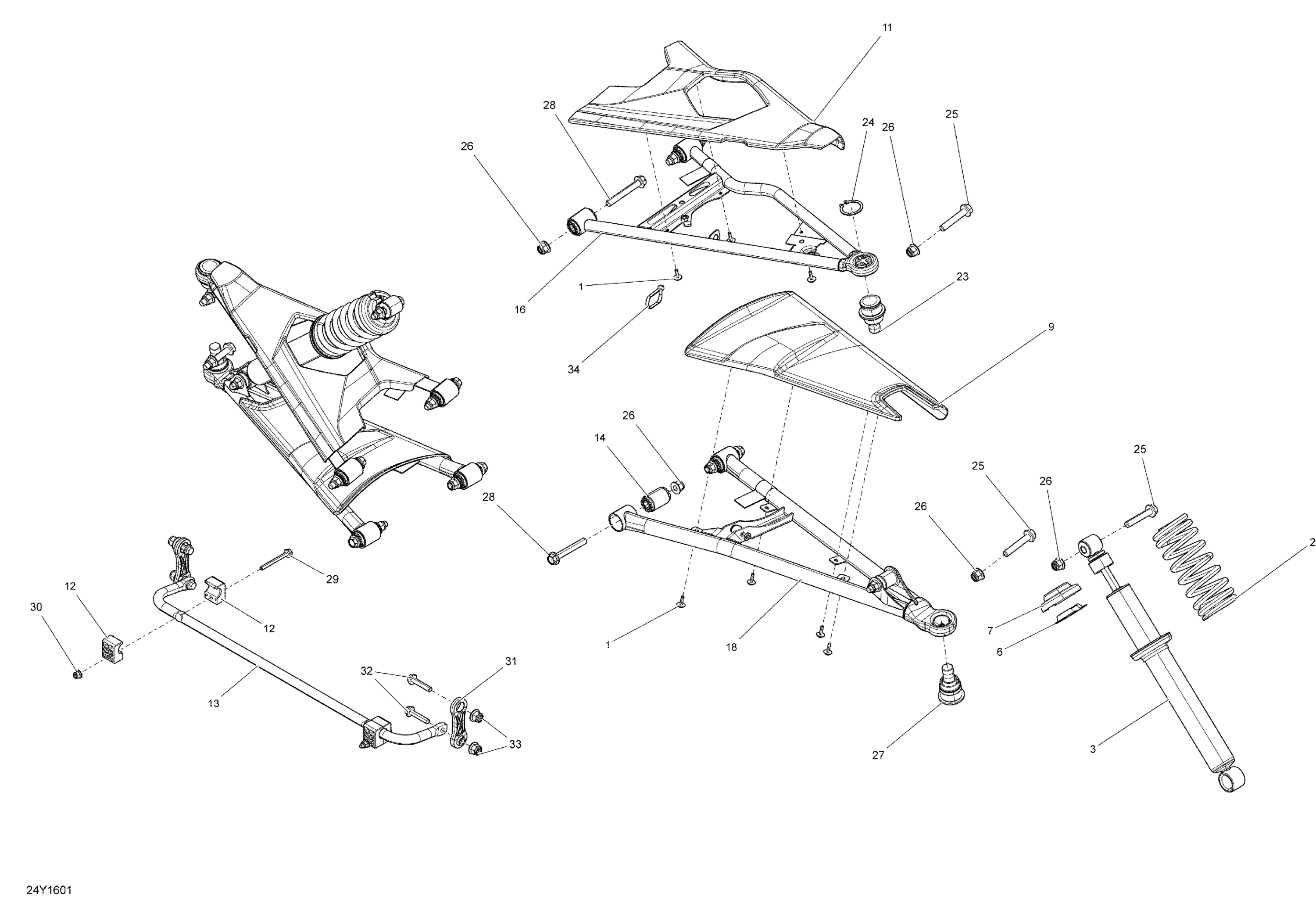 Схема узла: Suspension, Front