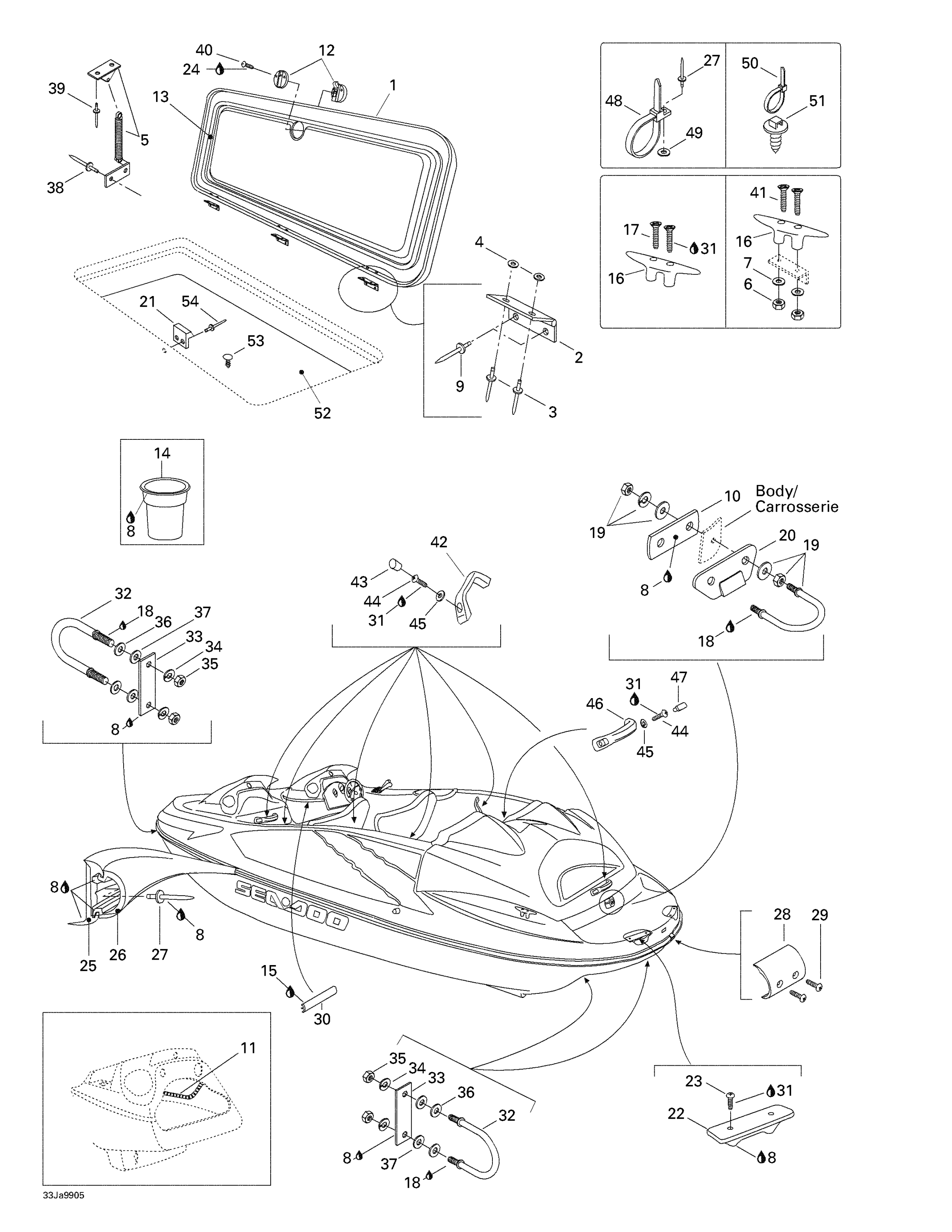 Central Cover And Accessories