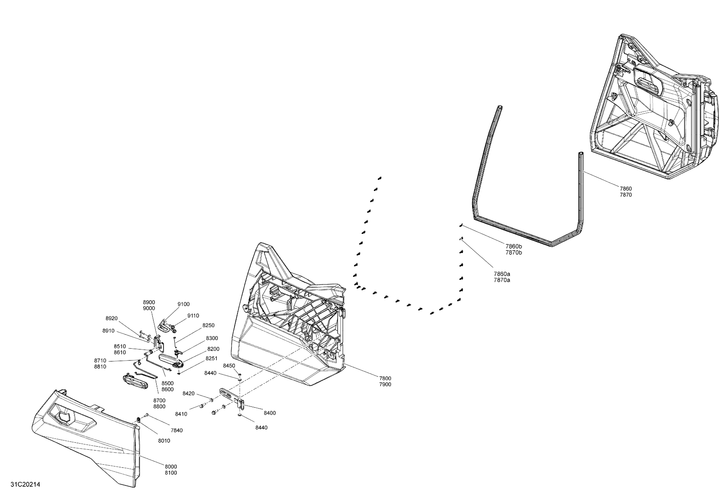 Body - Door Section - Red