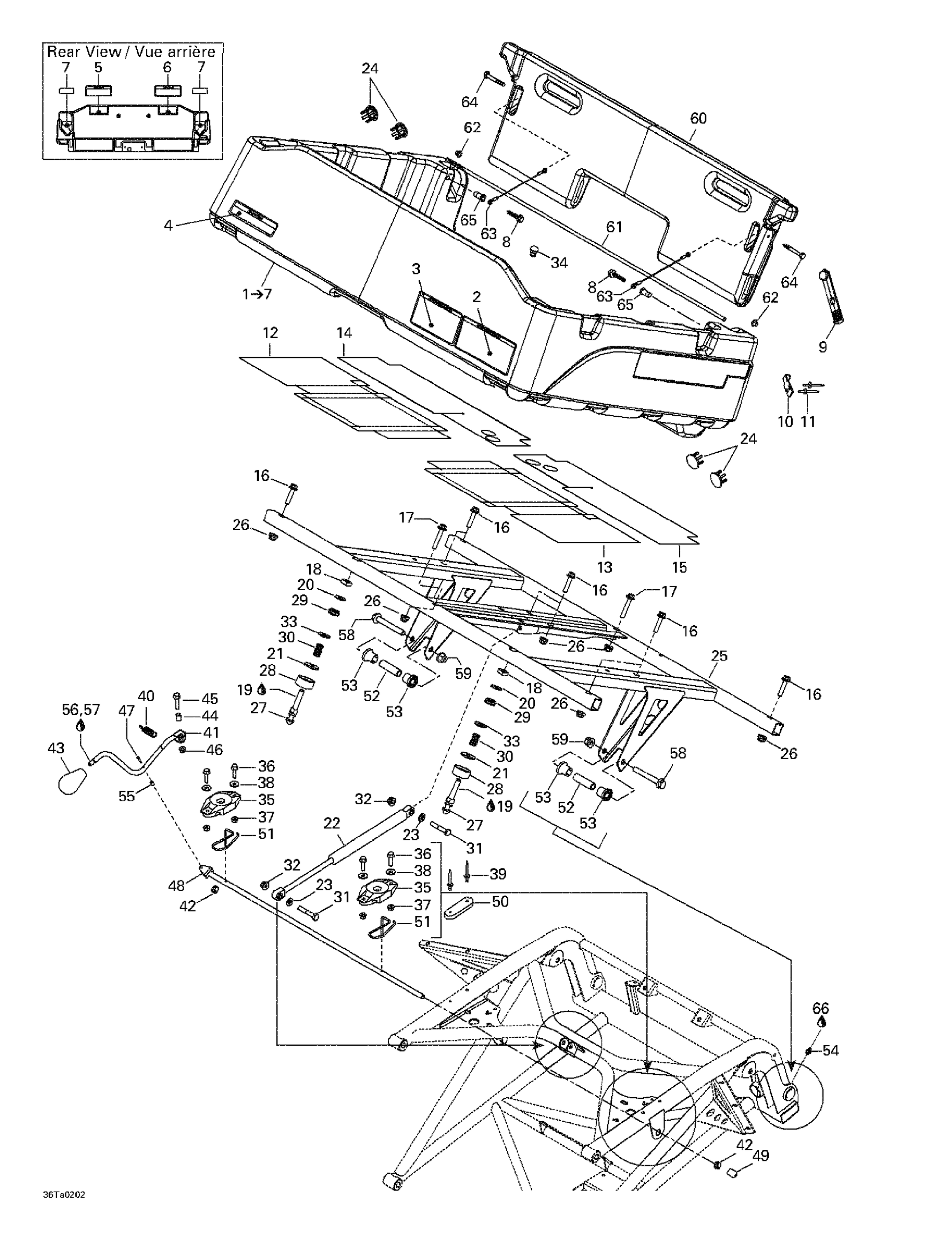 Схема узла: Rear Cargo Box