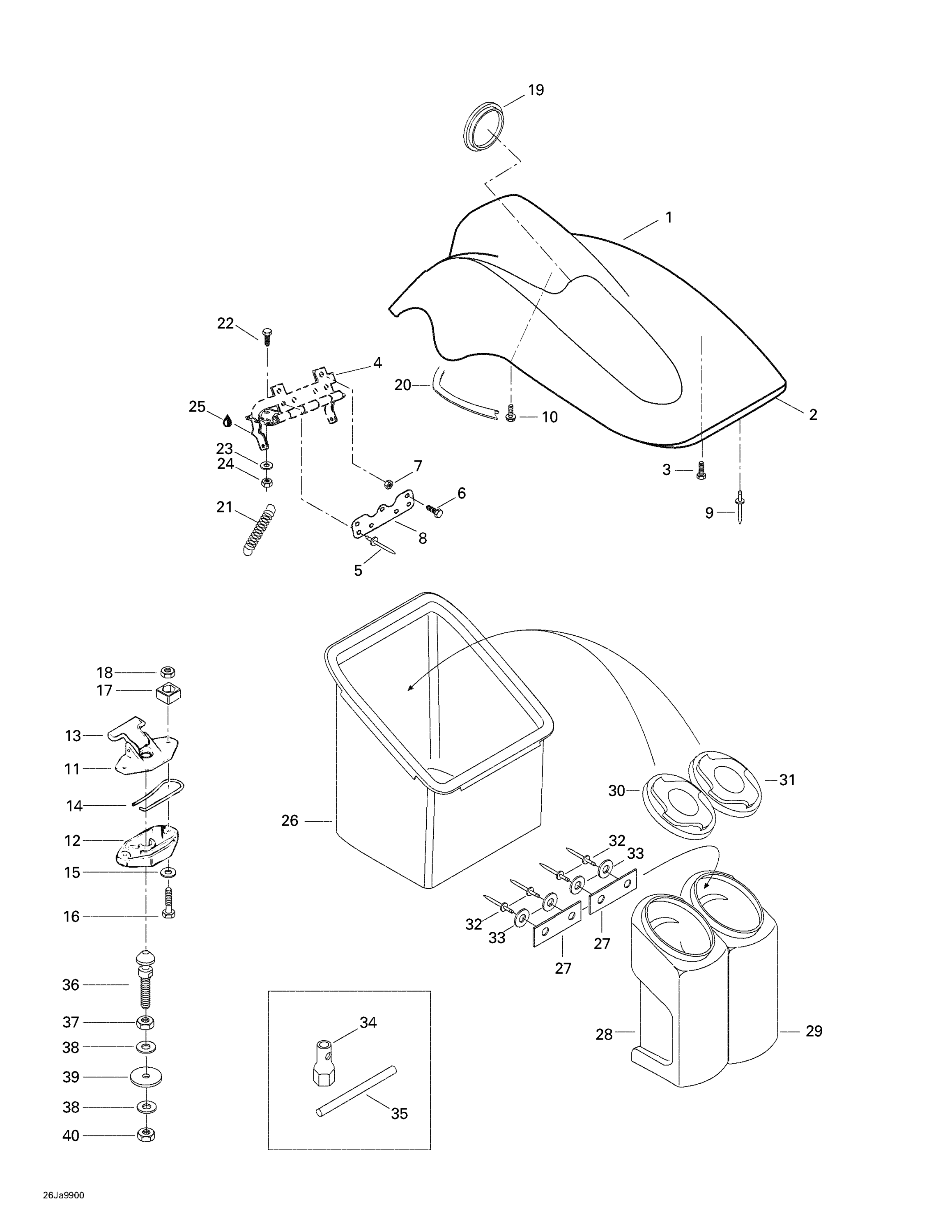 Front Storage Compartment