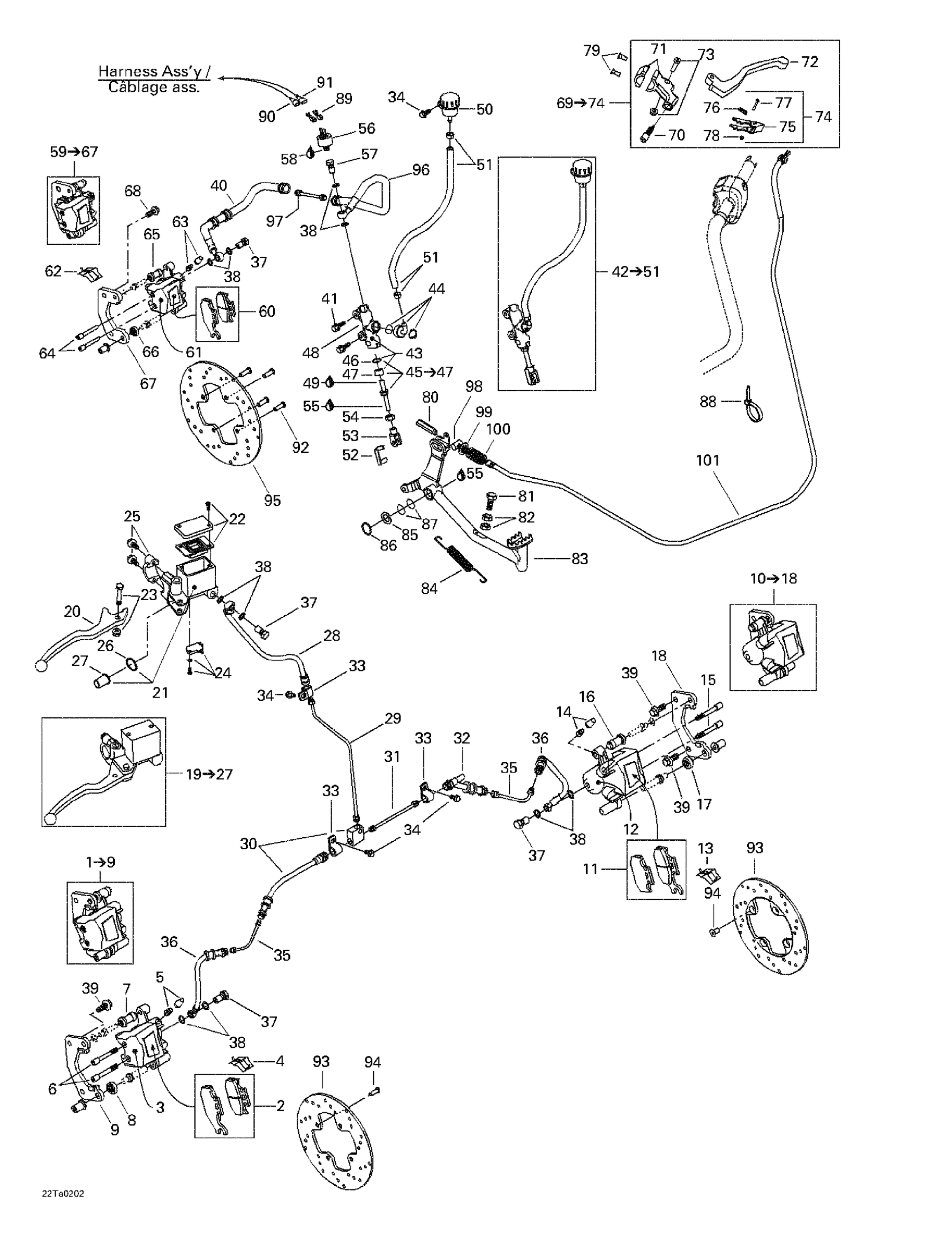 Схема узла: Hydraulic Brake