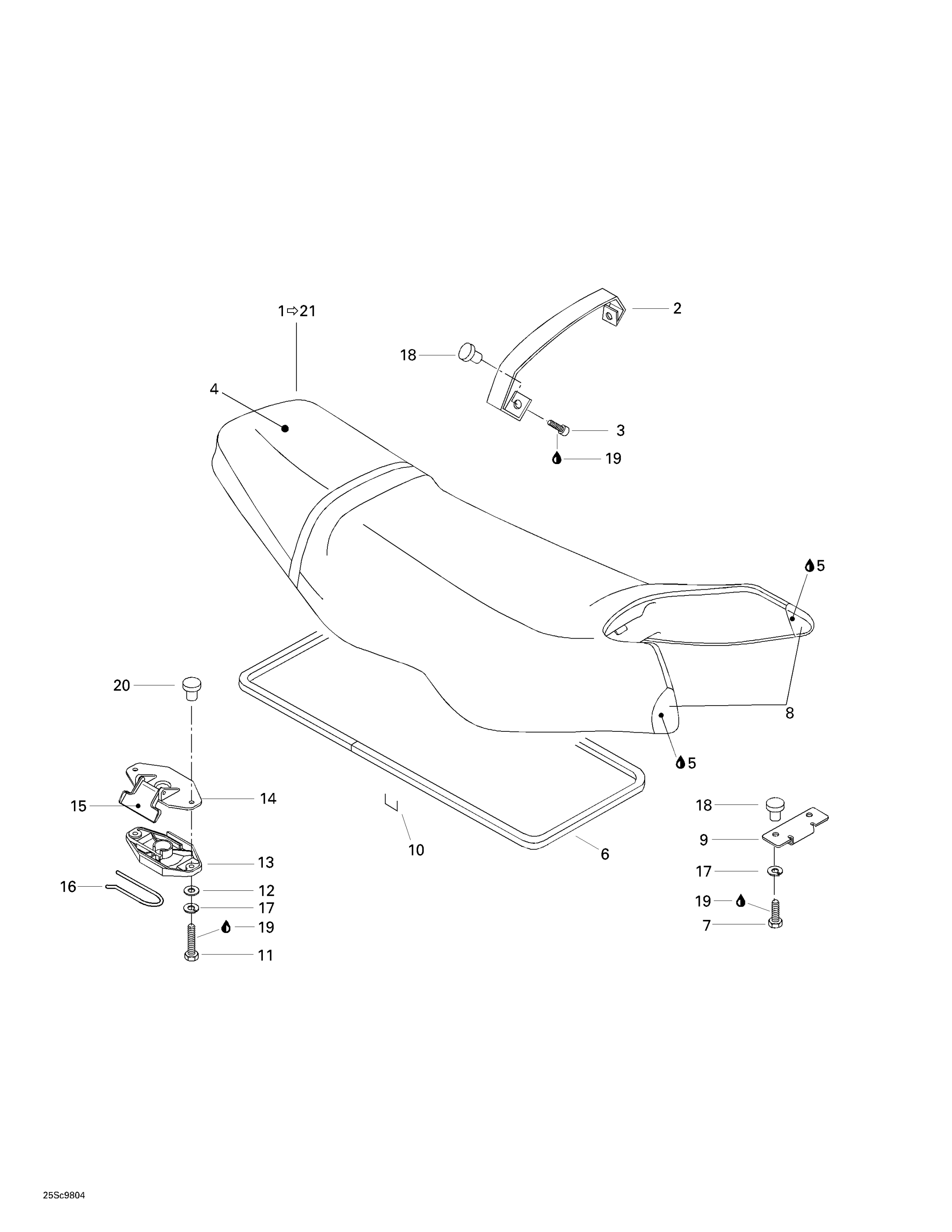 Seat And Engine Cover