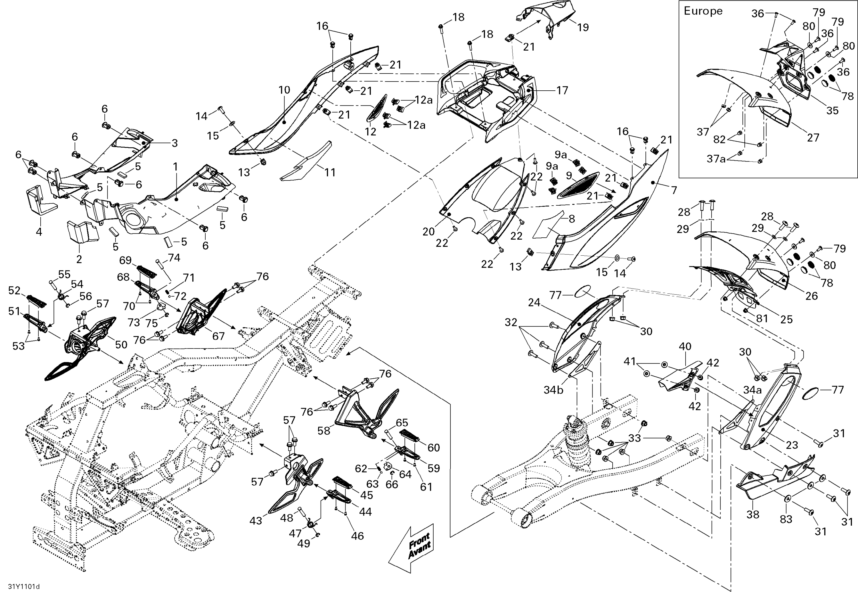 Схема узла: Body And Accessories Rear SM5