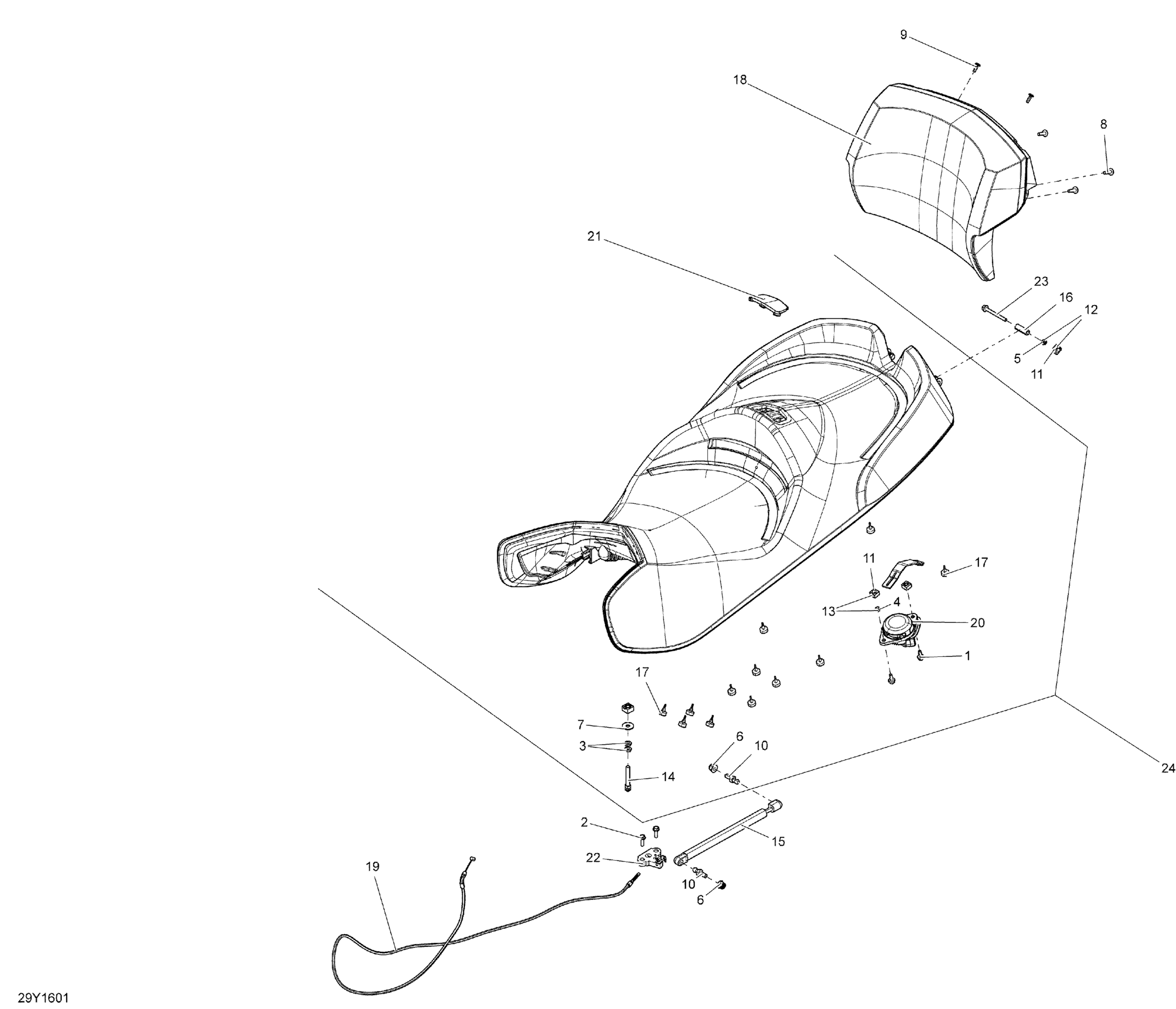 Схема узла: Seat