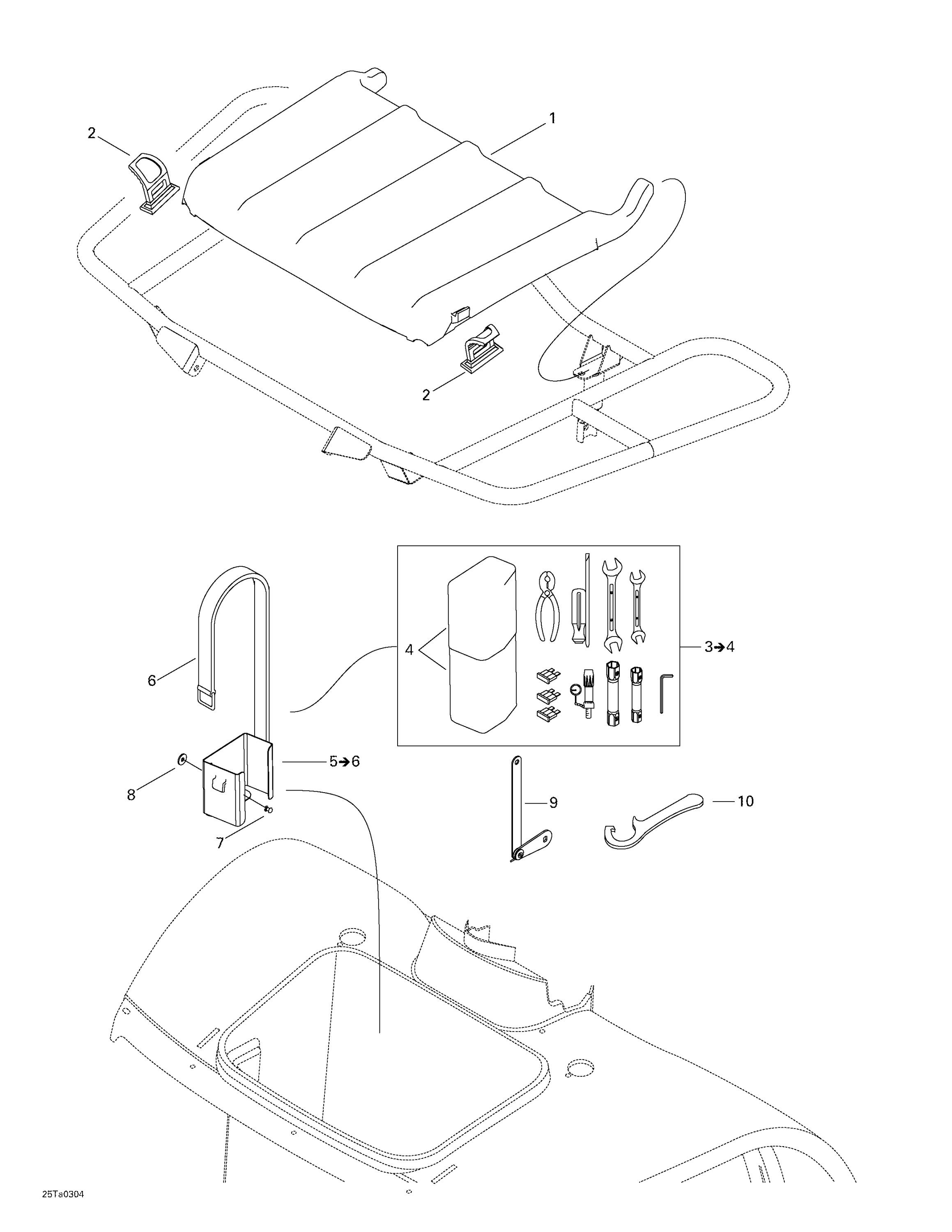 Схема узла: Front Tray