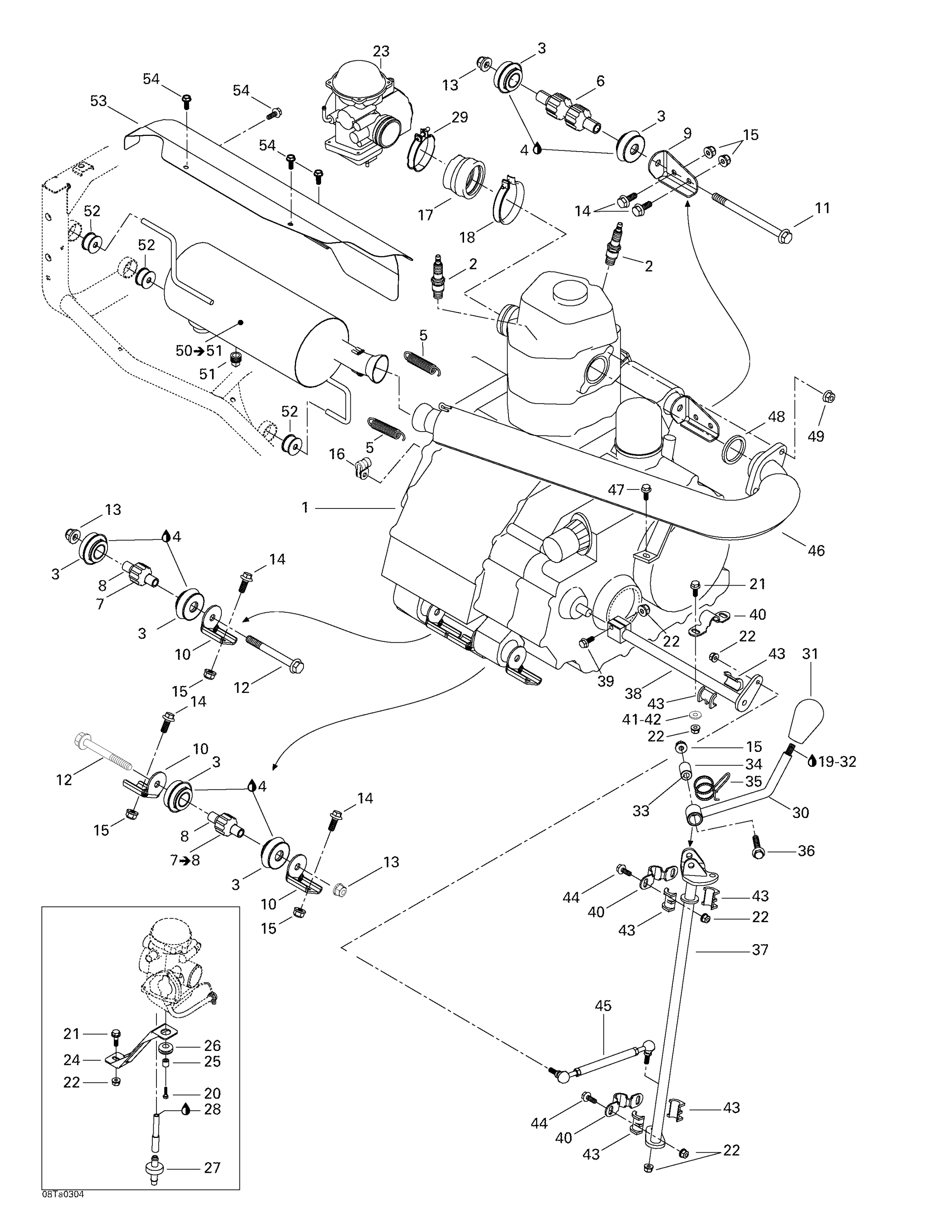 Схема узла: Exhaust System