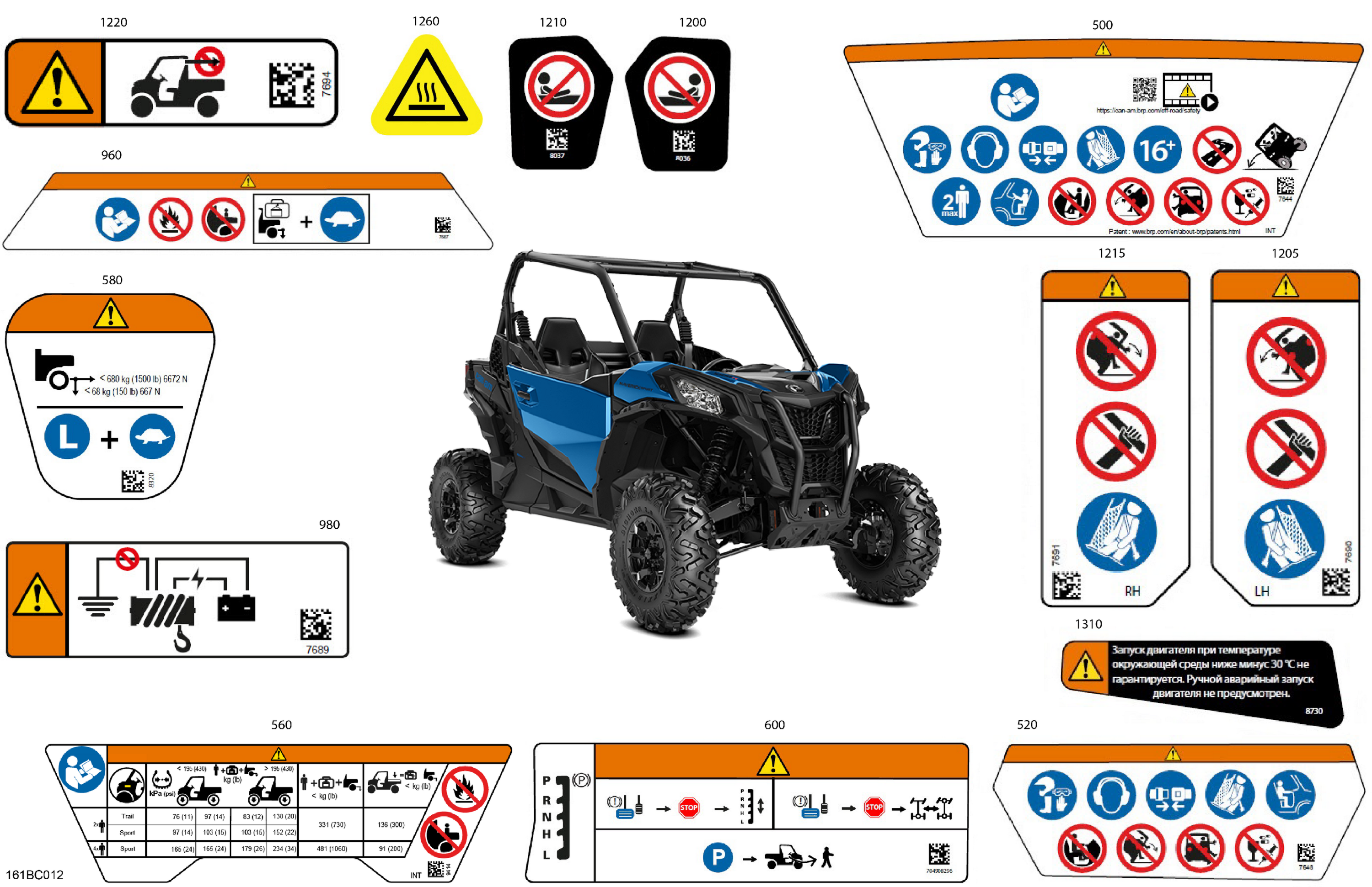 Body - Warning Decals