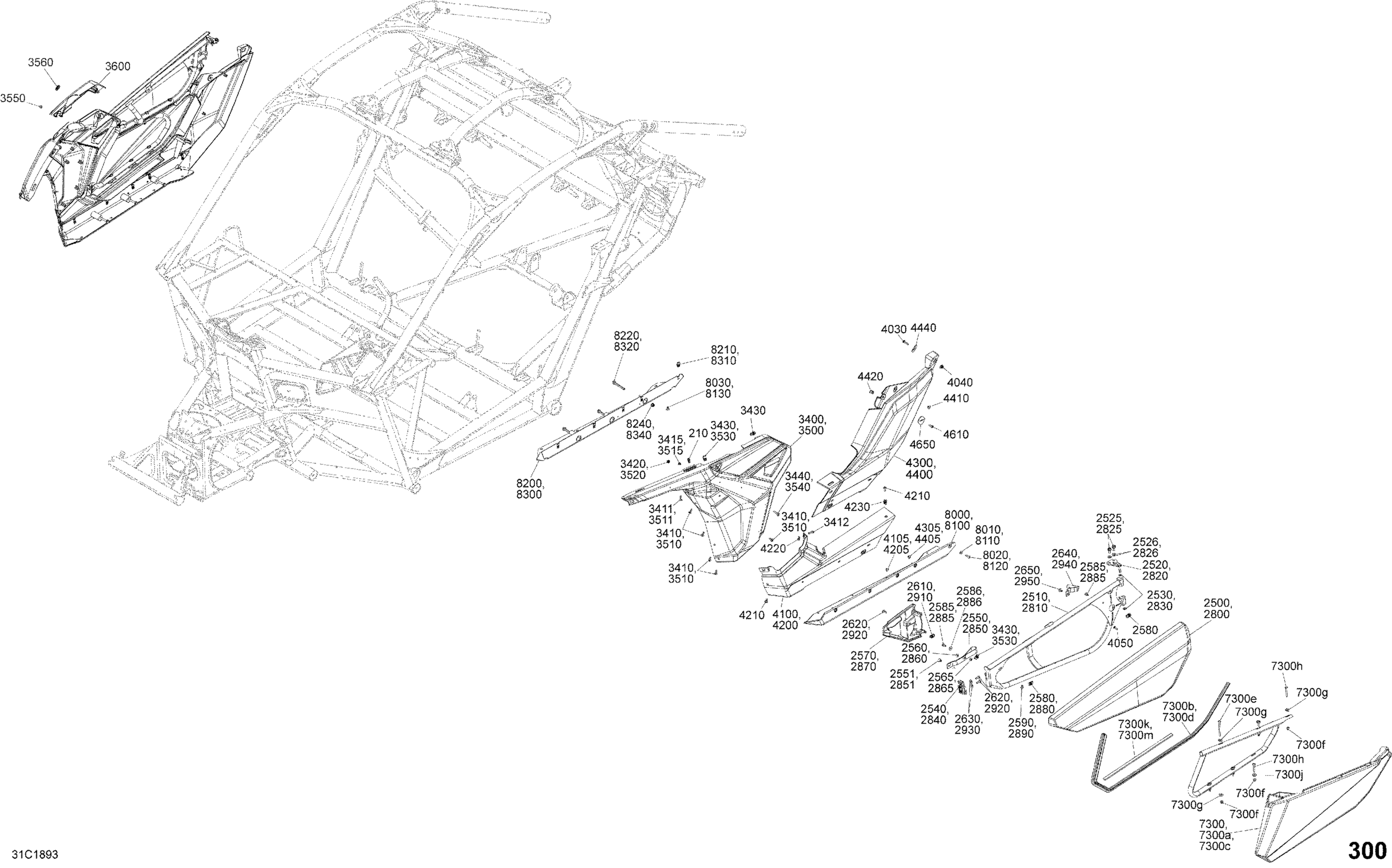 Body Parts - Carbon Black - Package XRC - Side Section