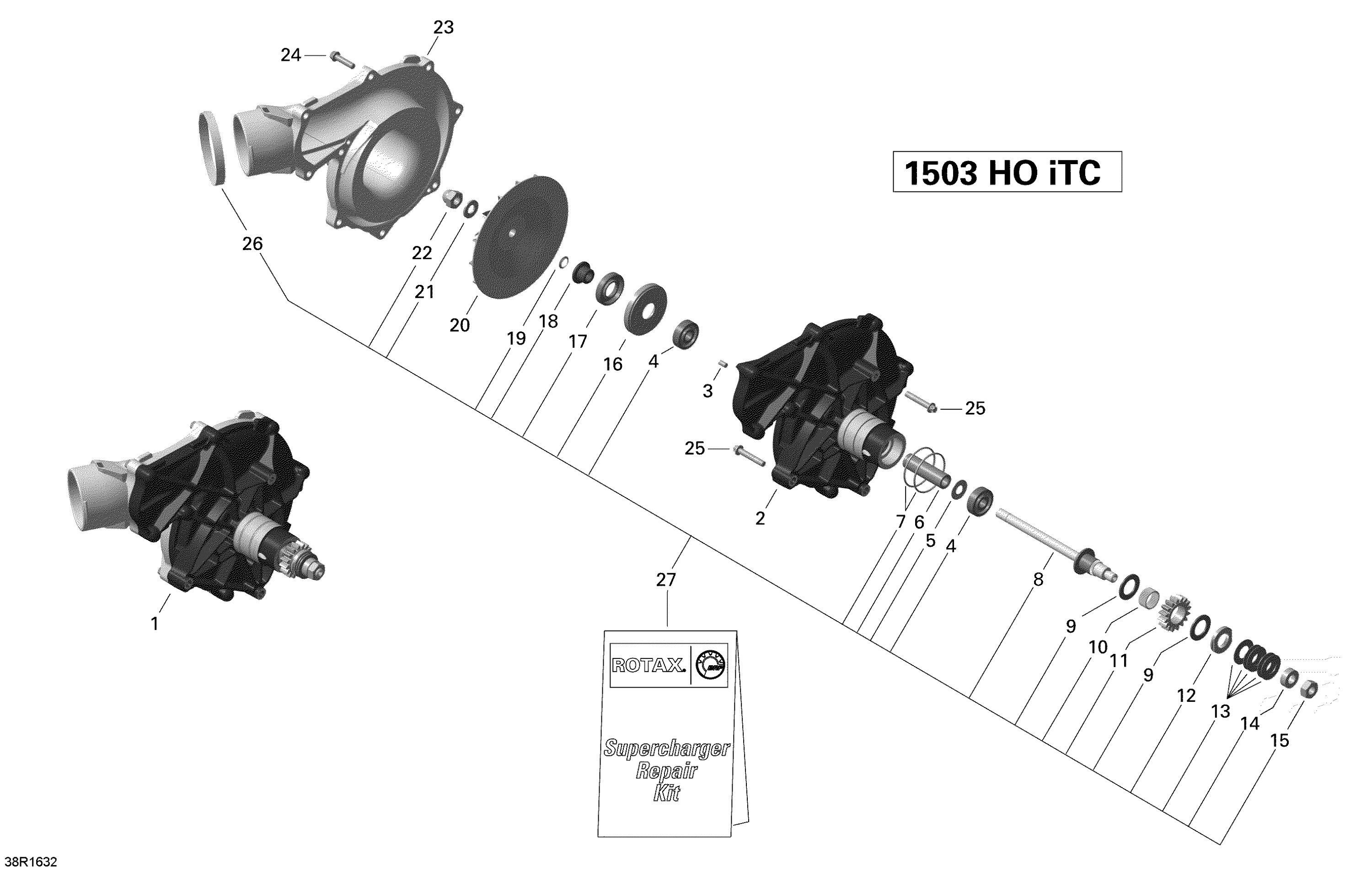 Схема узла: Supercharger _38R1531