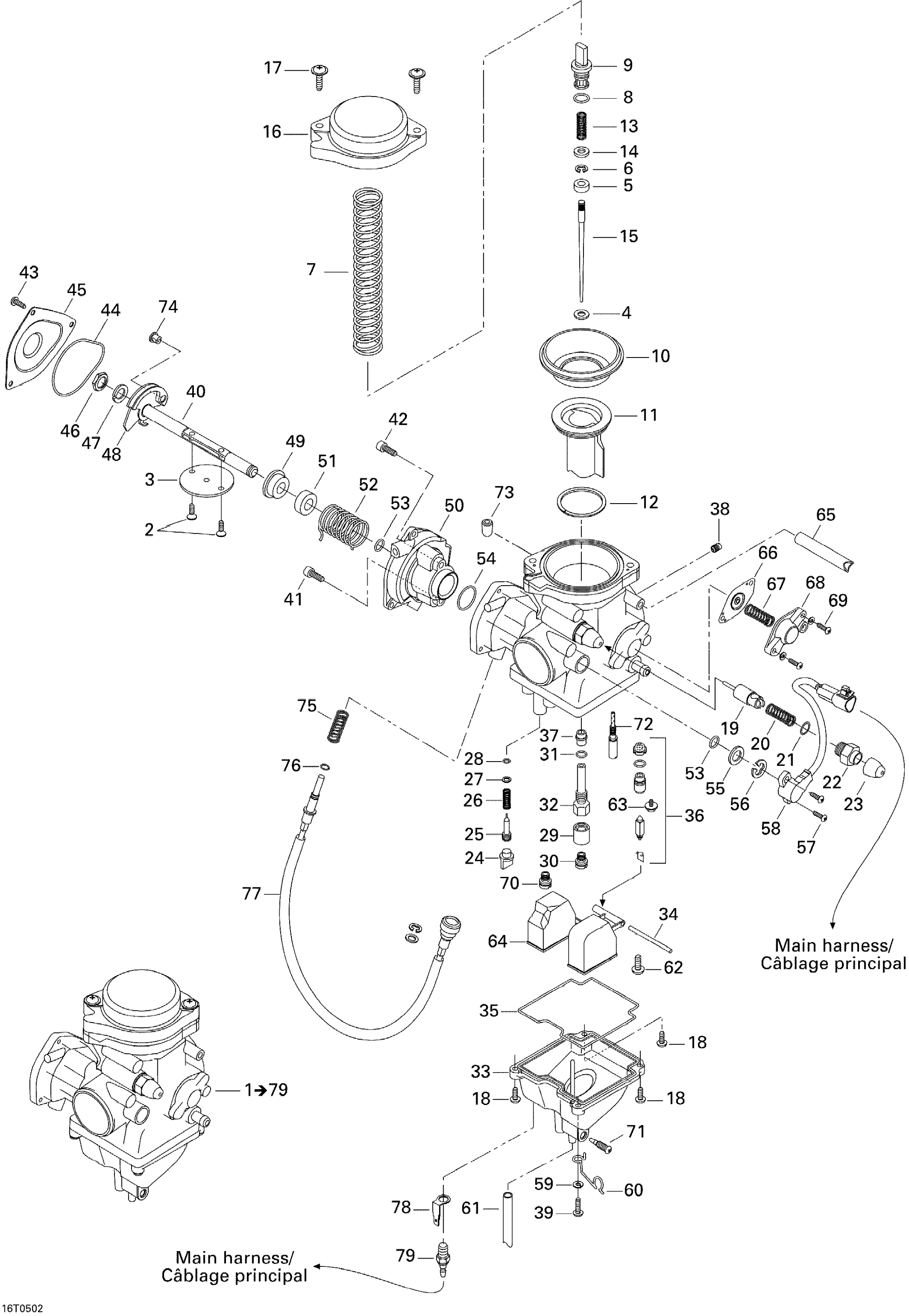 Схема узла: Carburetor