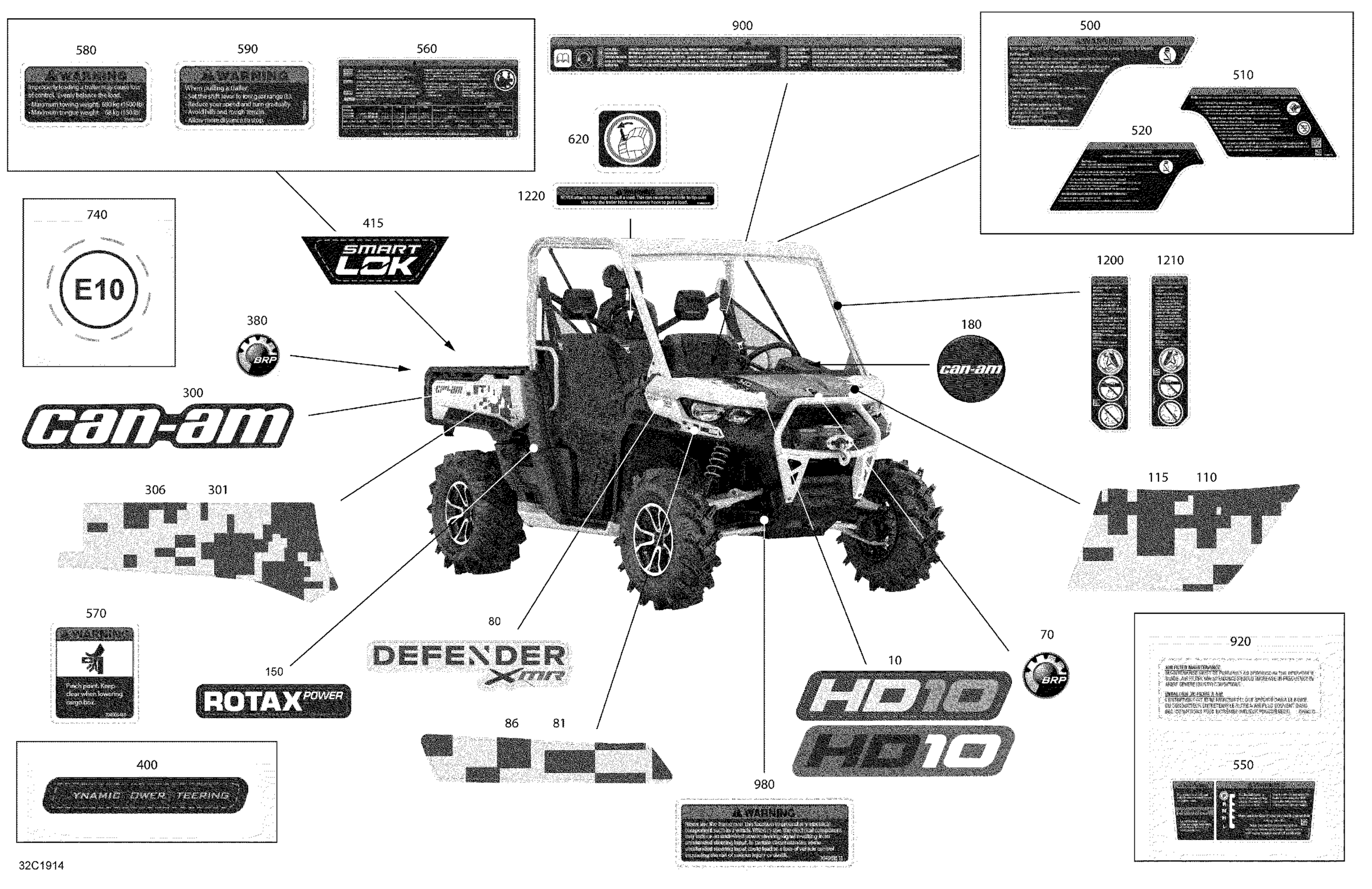 Схема узла: Decals - HD10 - XMR