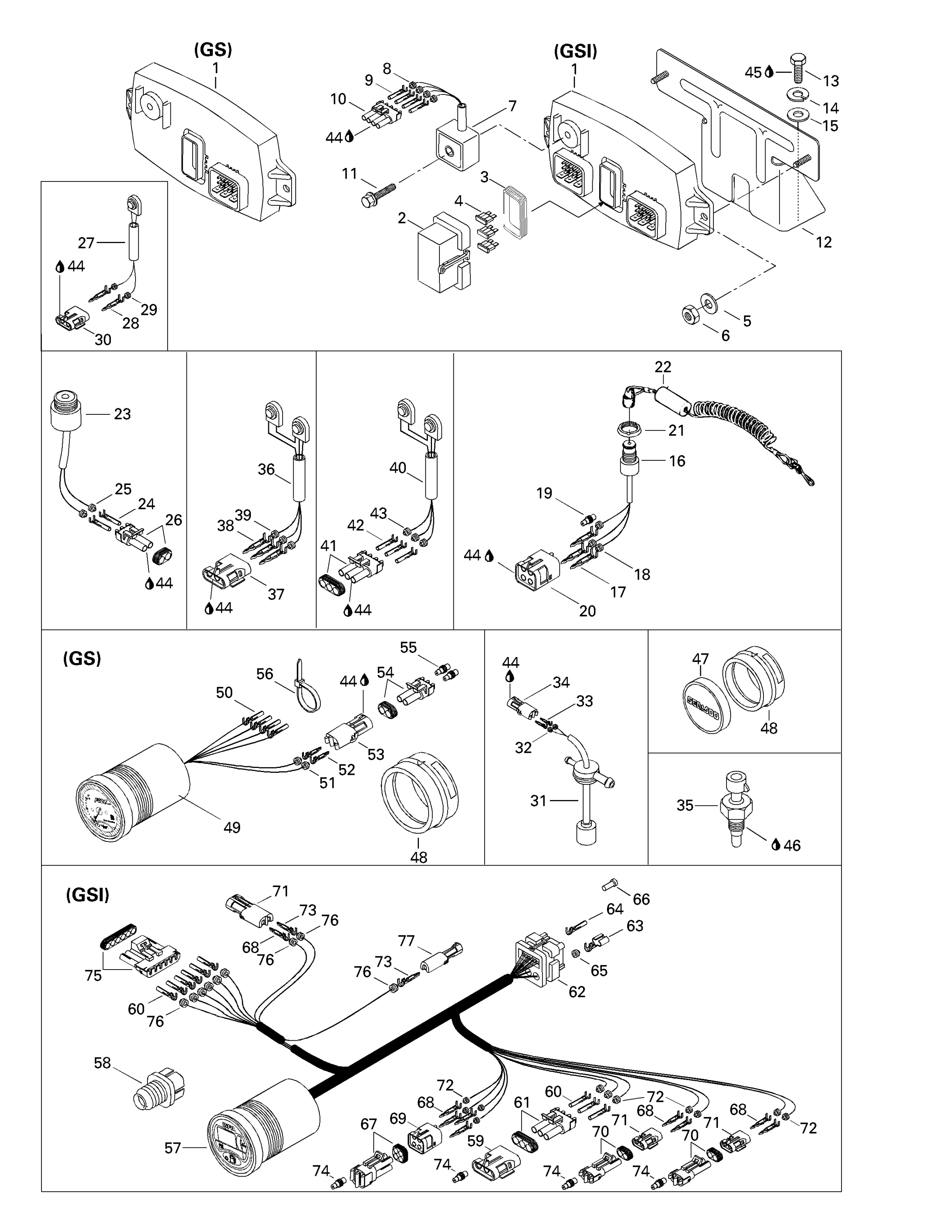 Схема узла: Electronic Module And Electrical Accessories