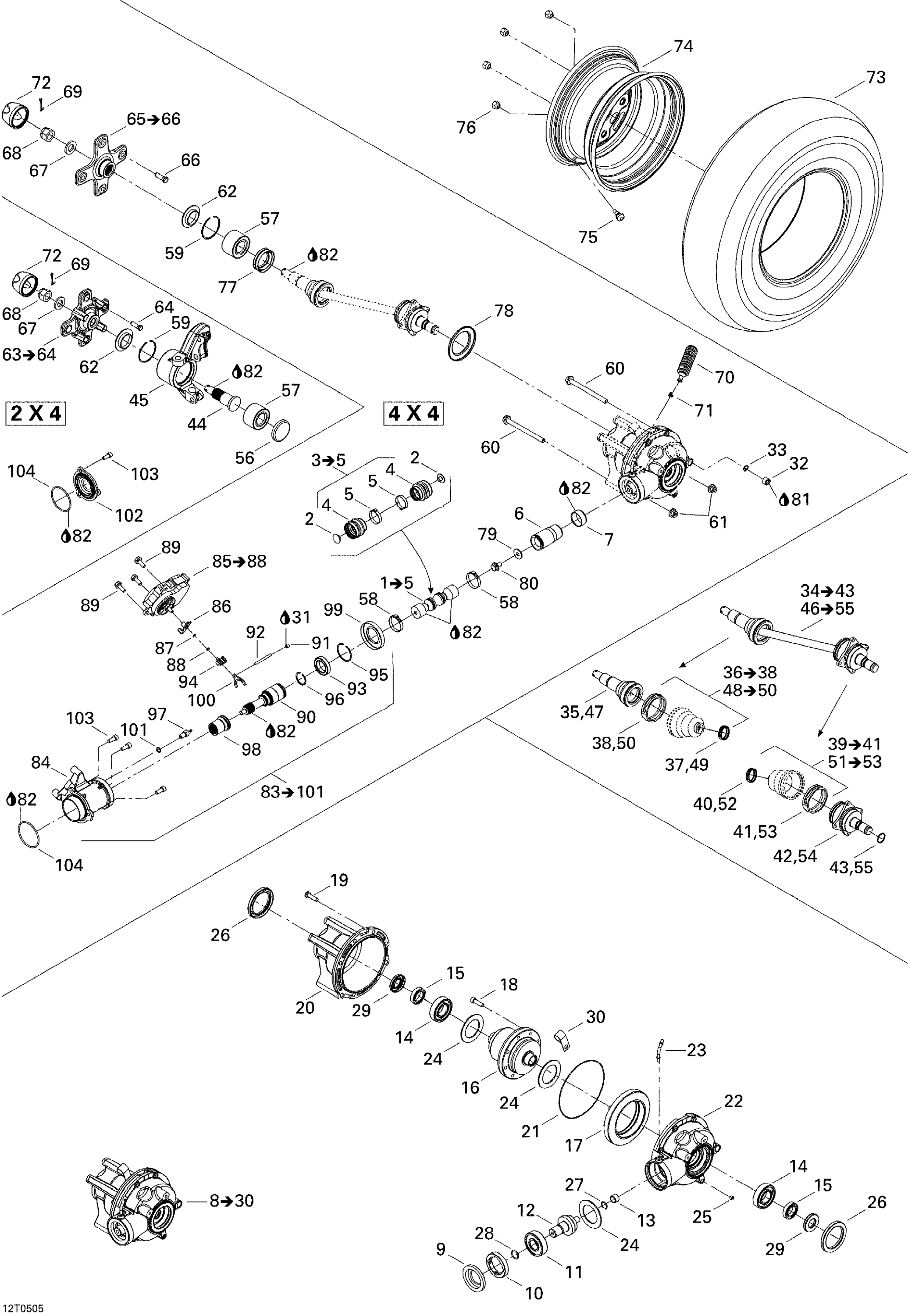 Drive System, Front