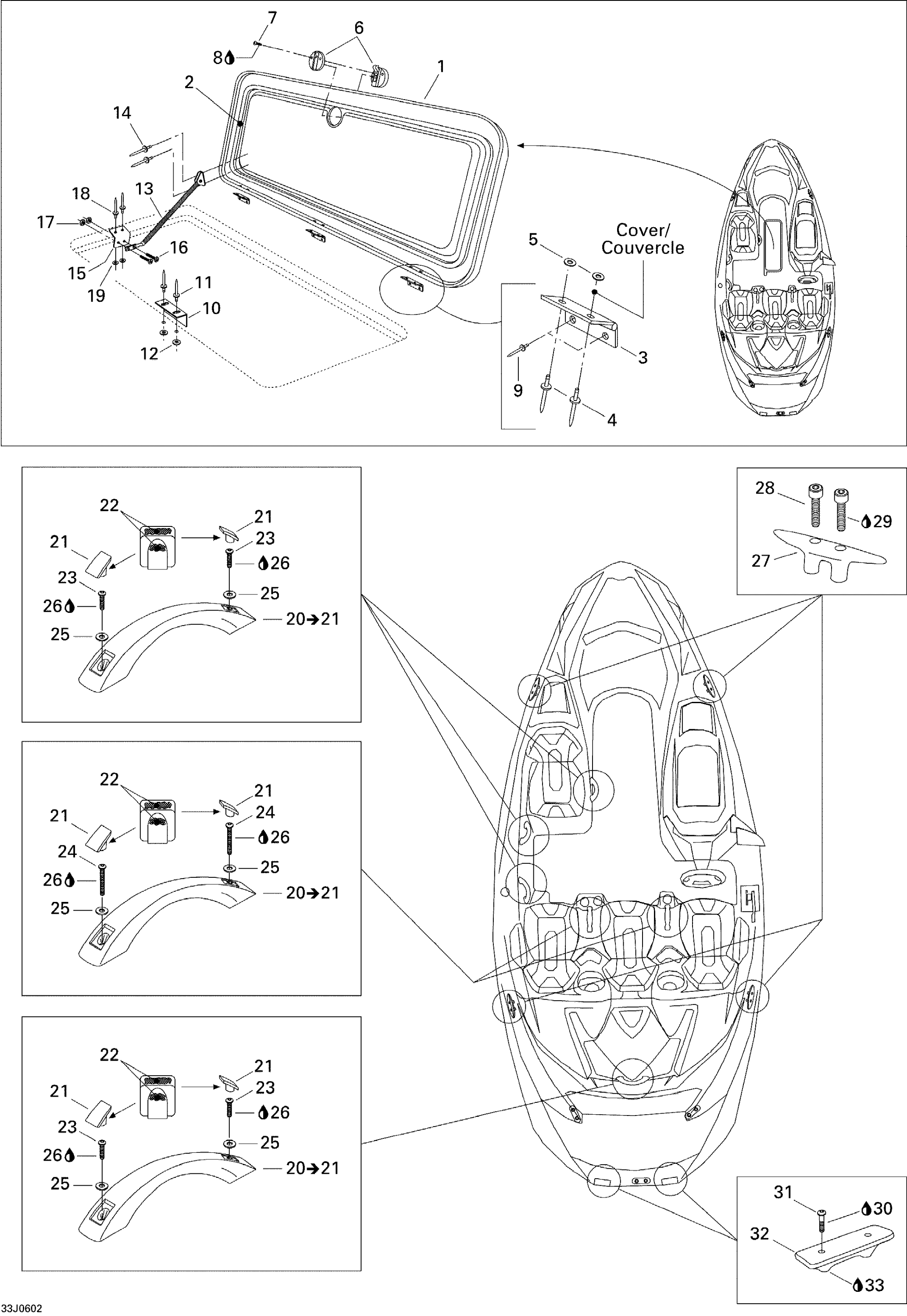 Central Cover And Accessories