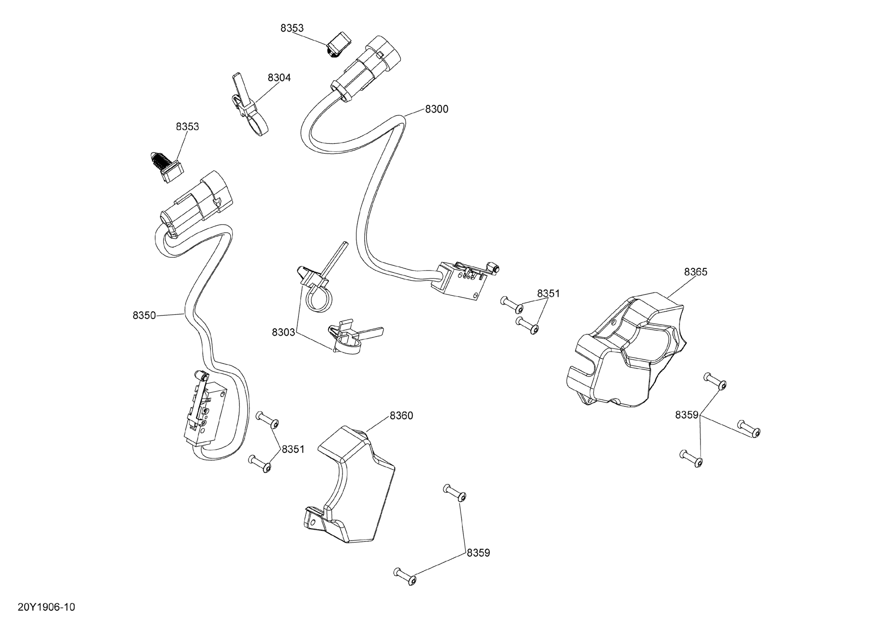 Схема узла: Electrical System Brake Switch