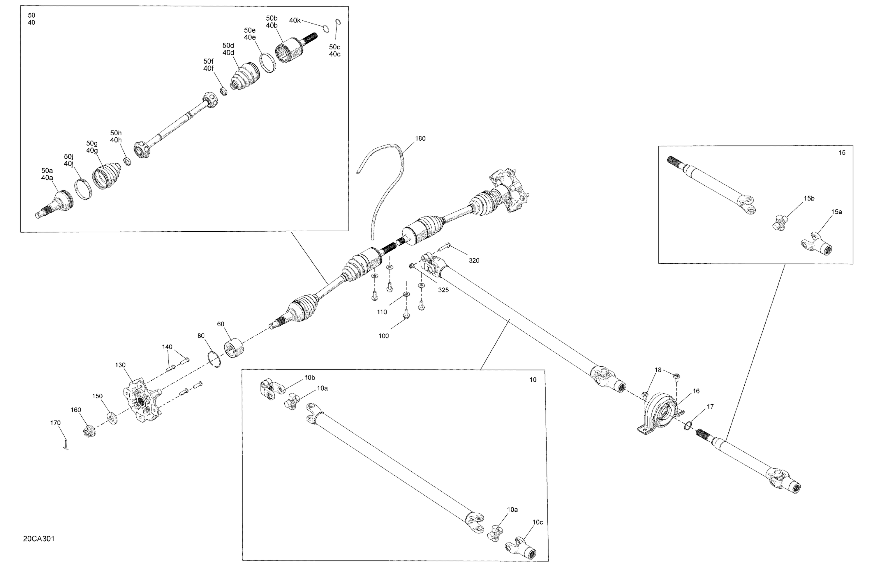 Схема узла: Drive - Front Section - Common Parts