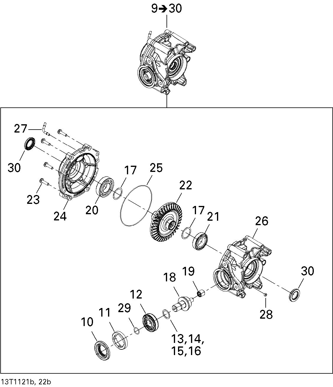 Схема узла: Differential Ass, Rear 2