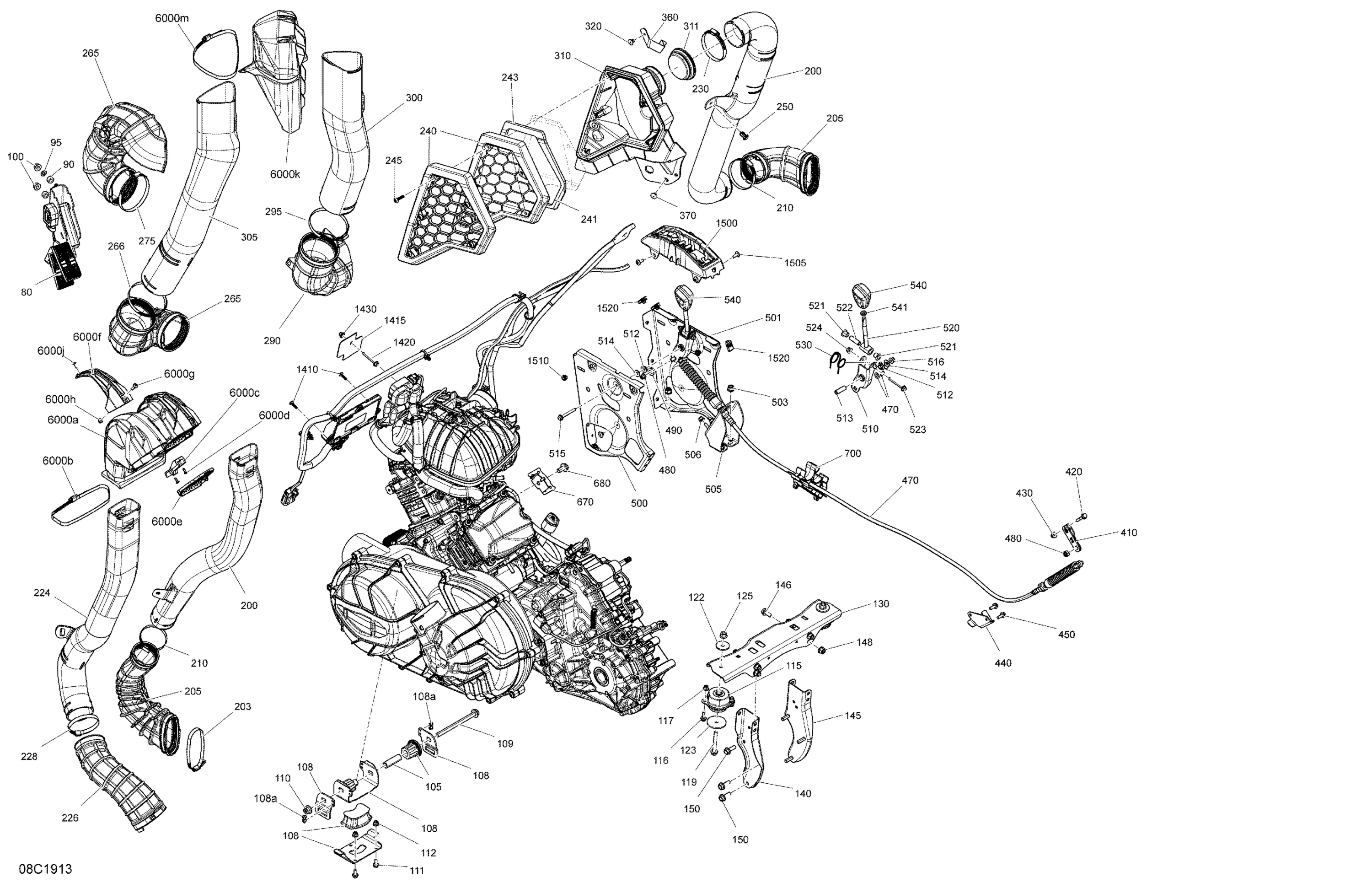 Engine - 1000R - Package XMR