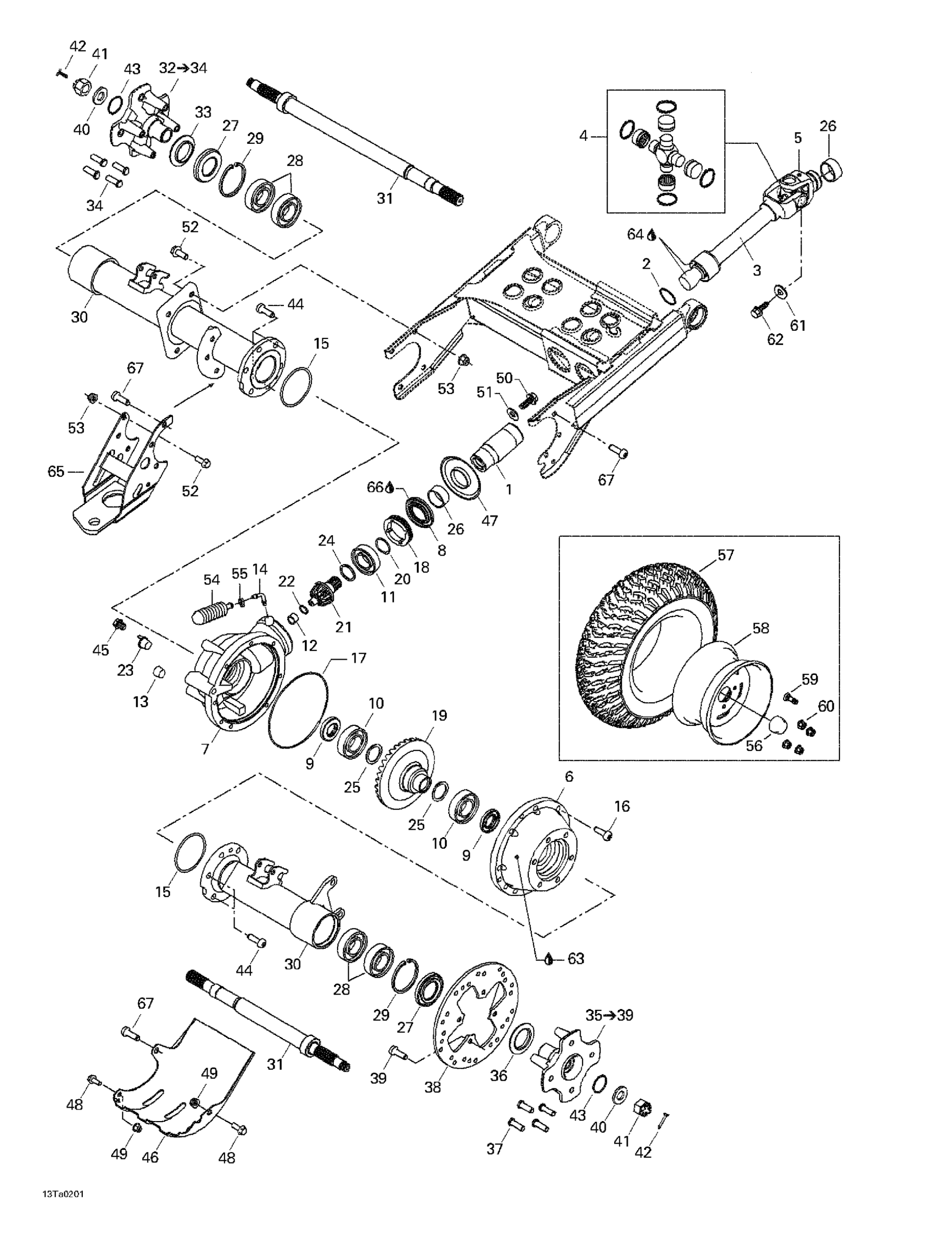 Drive System, Rear