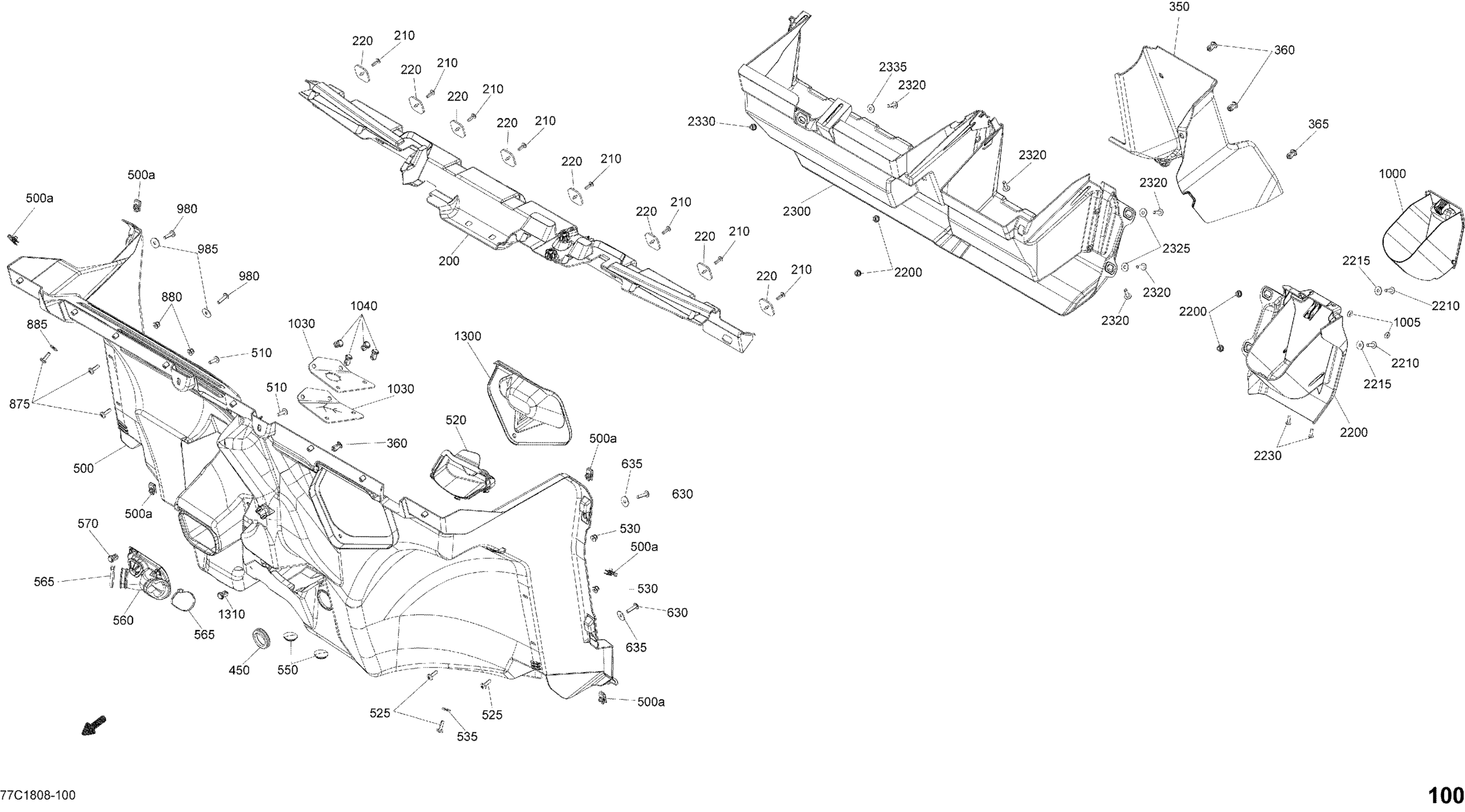Схема узла: Cab Interior Front Part Defender MAX