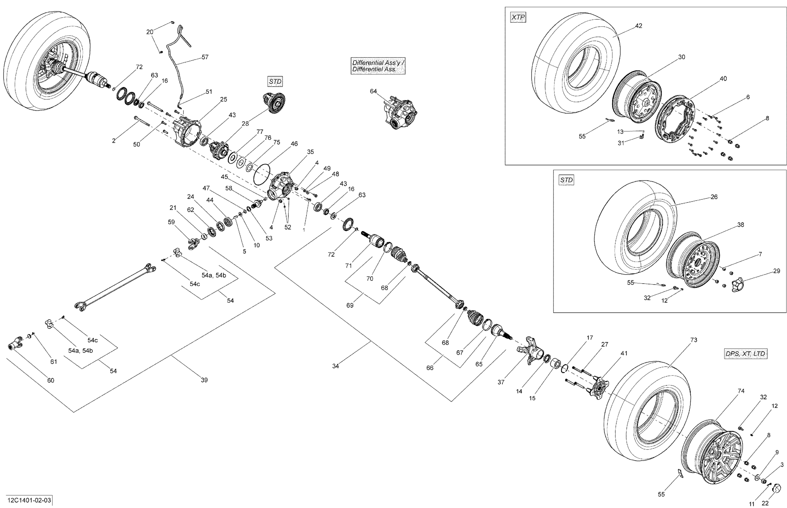 Drive System, Front