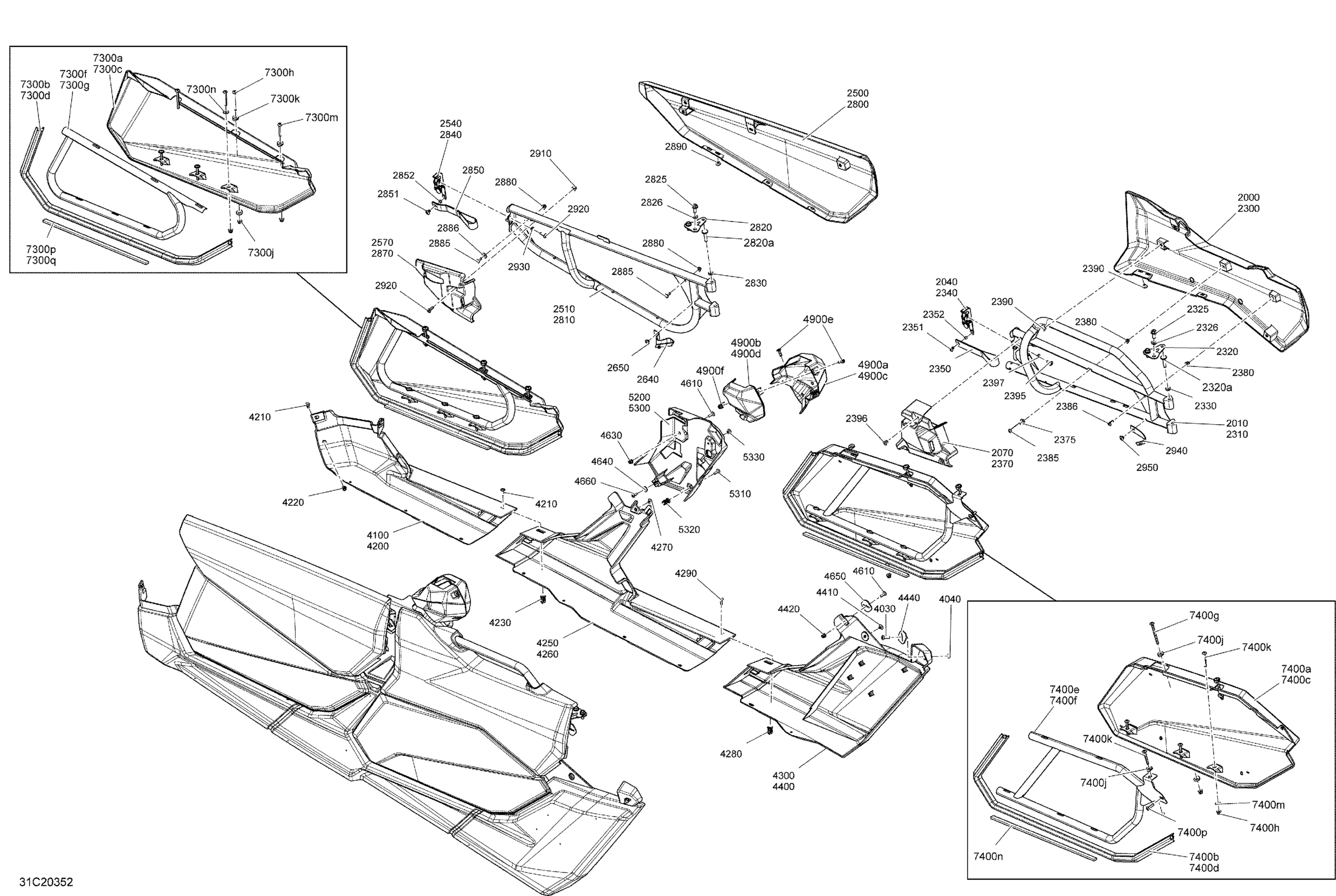 Body - Door Section - XMR - Green