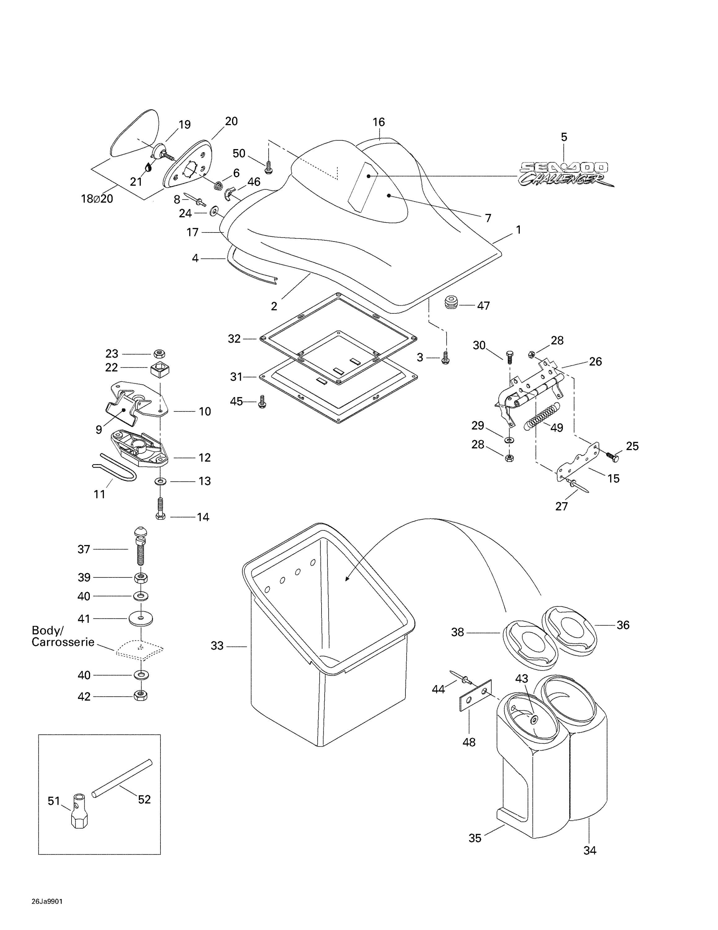 Front Storage Compartment