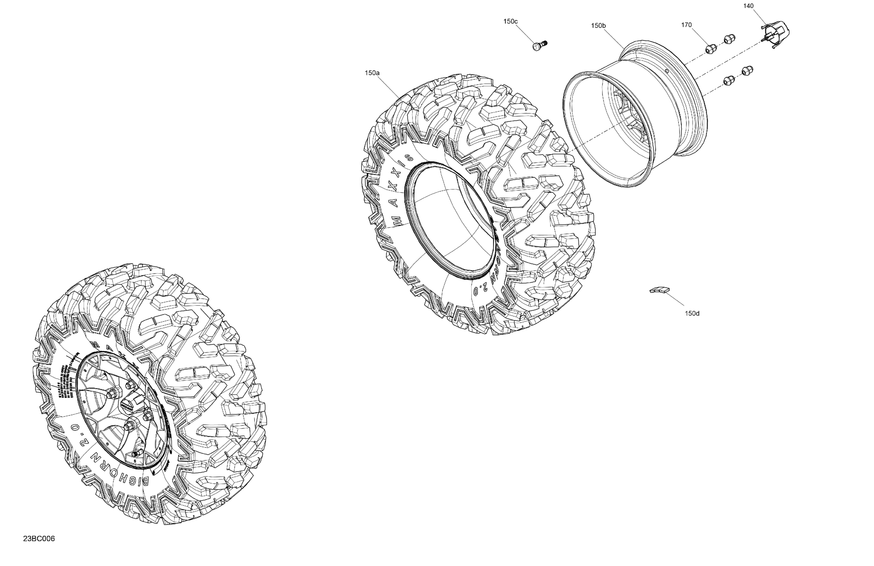 Drive - Rear Wheels - Without ABS