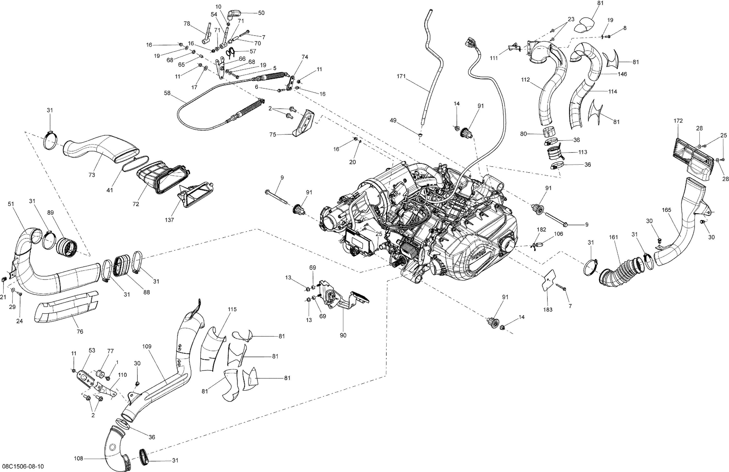 Схема узла: Engine _08C1506