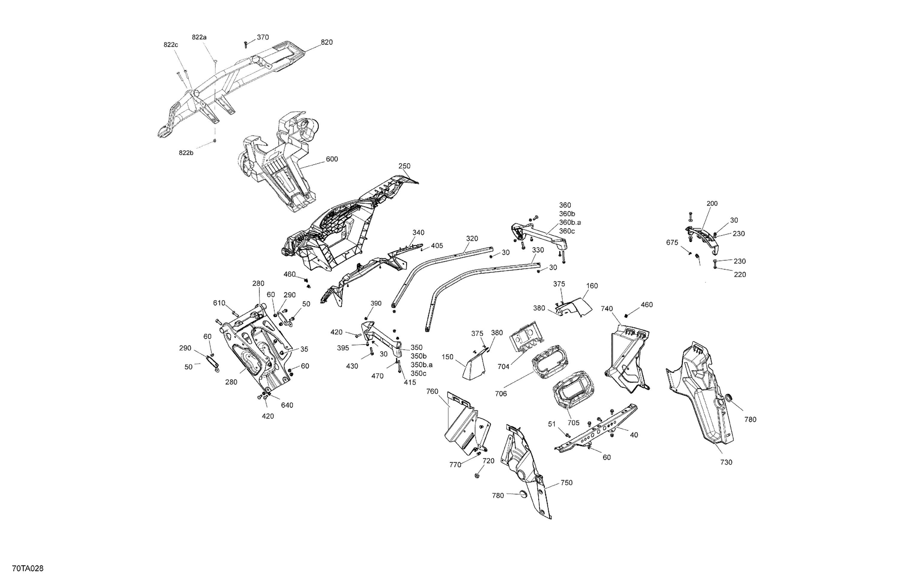 Схема узла: Body - Front Section