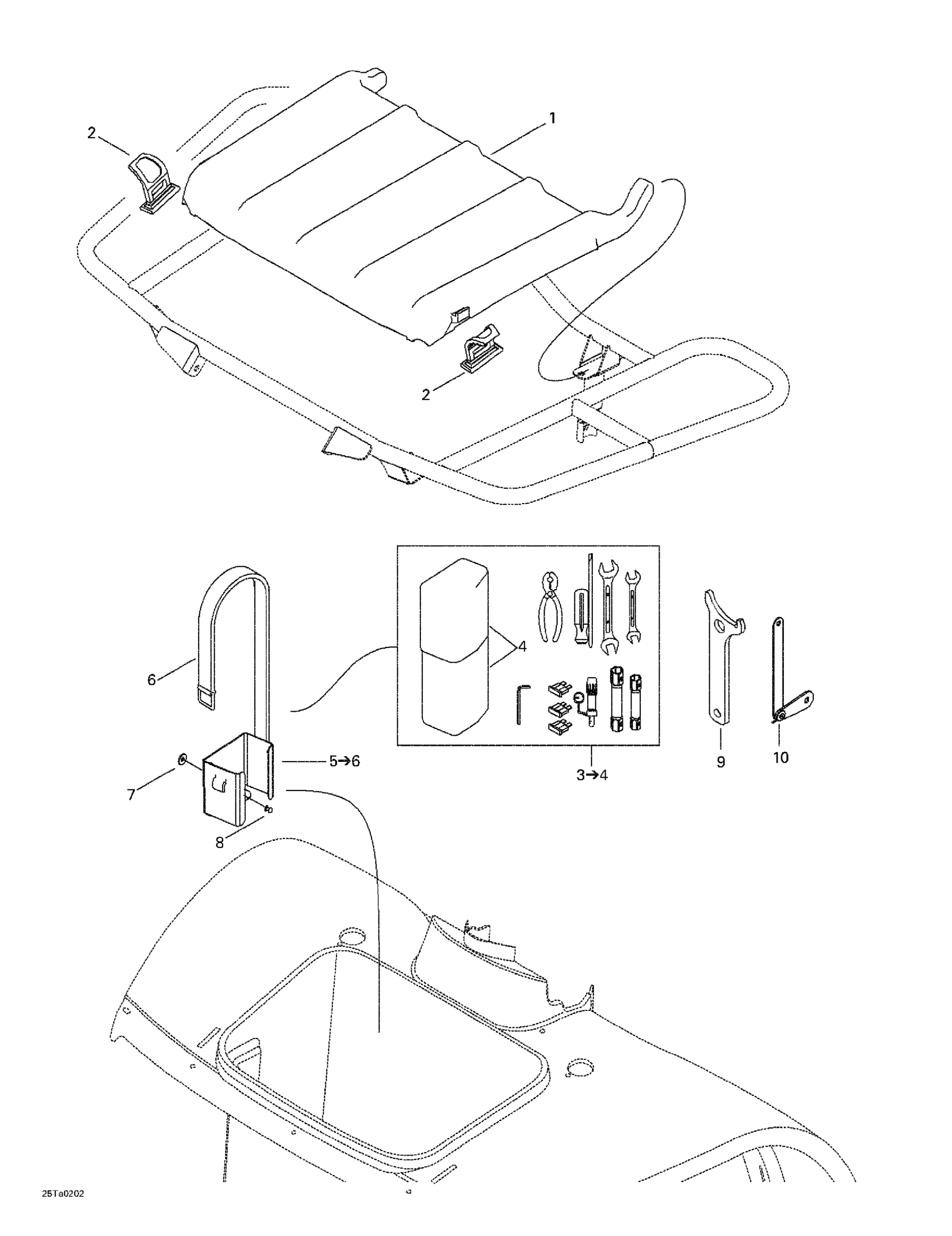 Схема узла: Front Tray