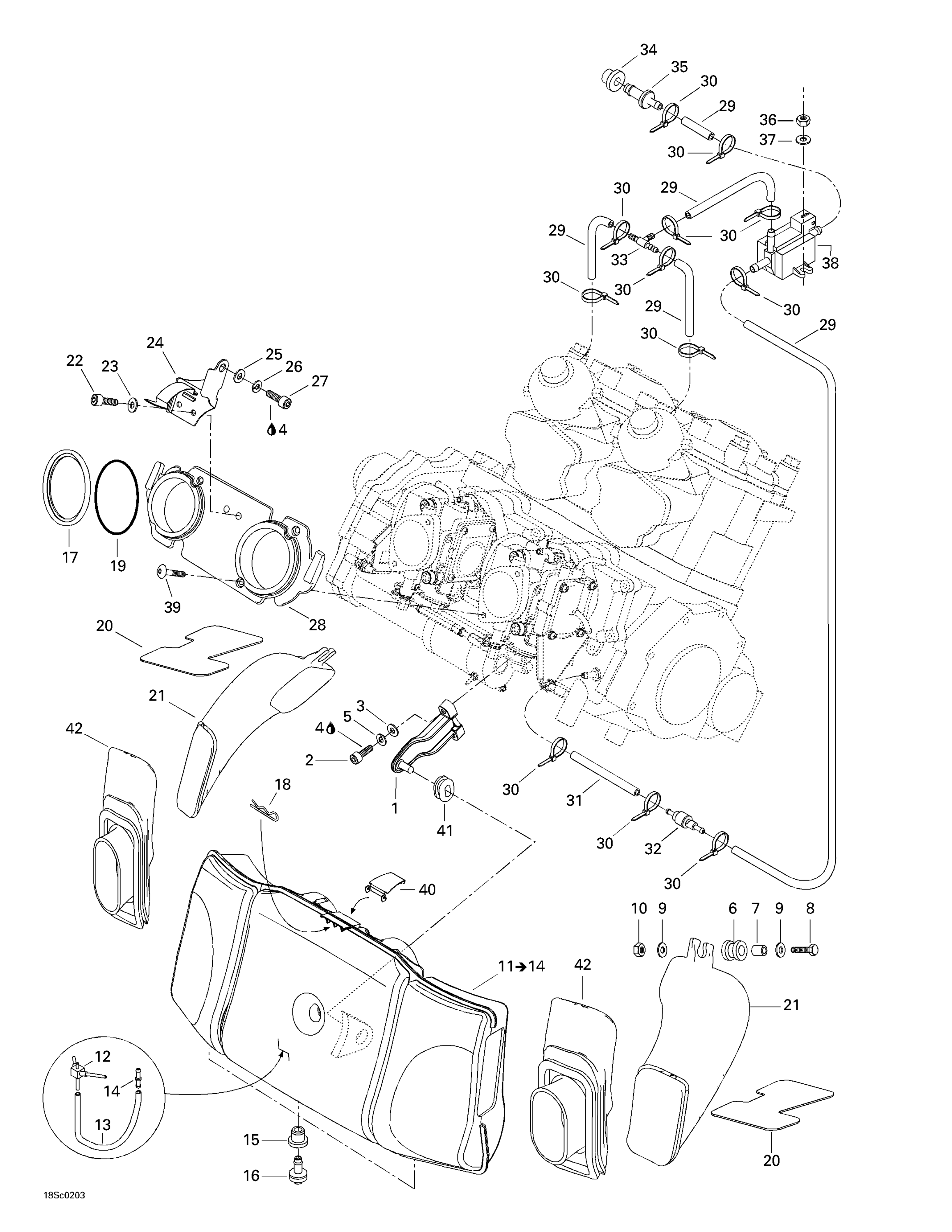 Схема узла: Air Intake System