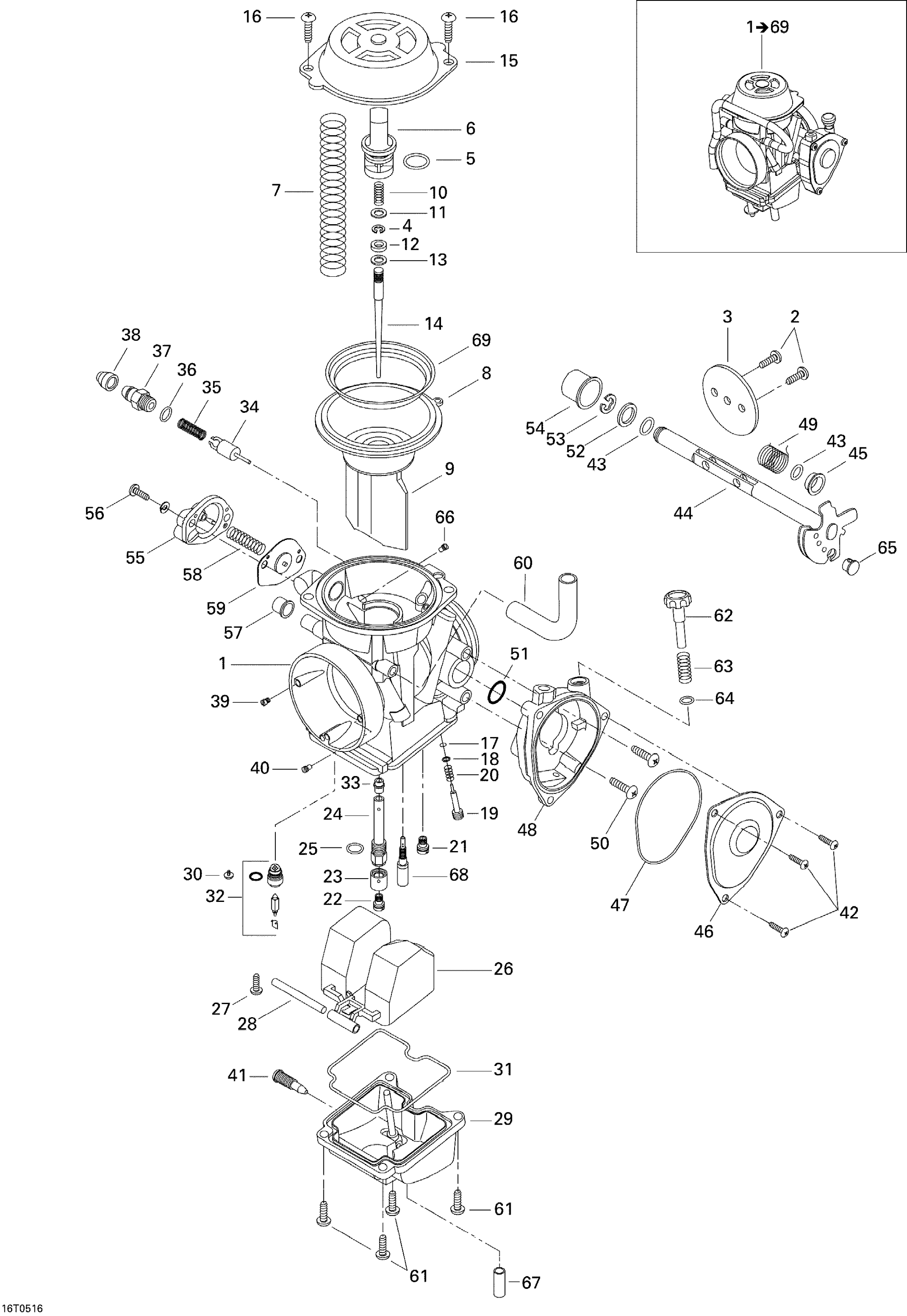Схема узла: Carburetor