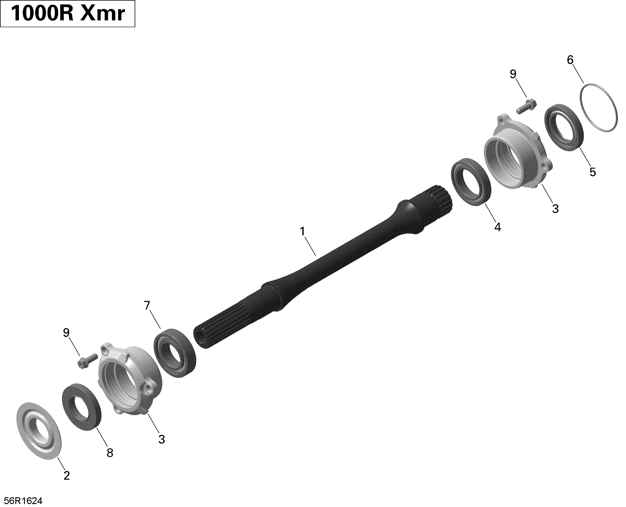Drive Shaft - 1000R EFI
