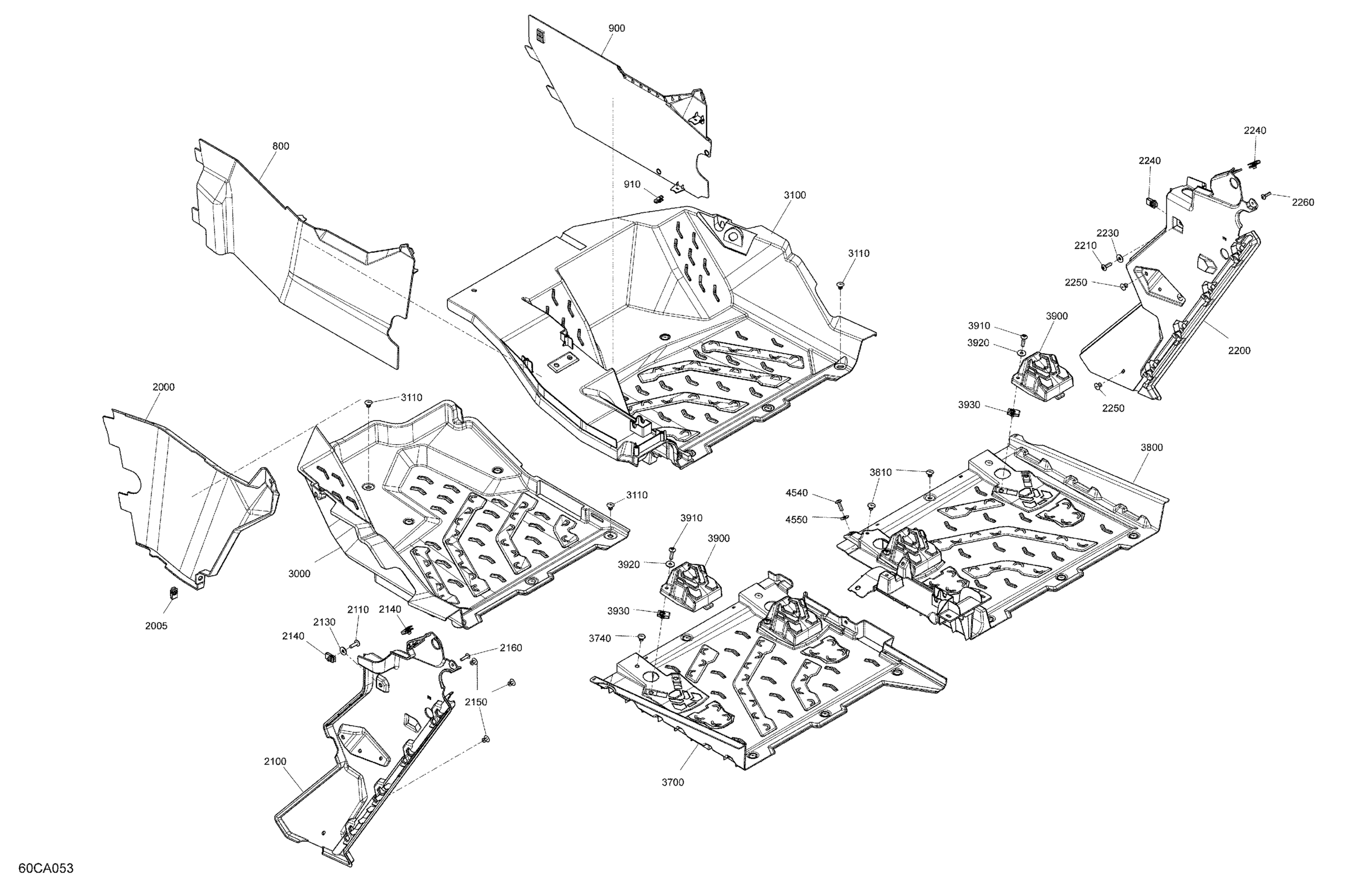 Body - Cab Interior - Floor