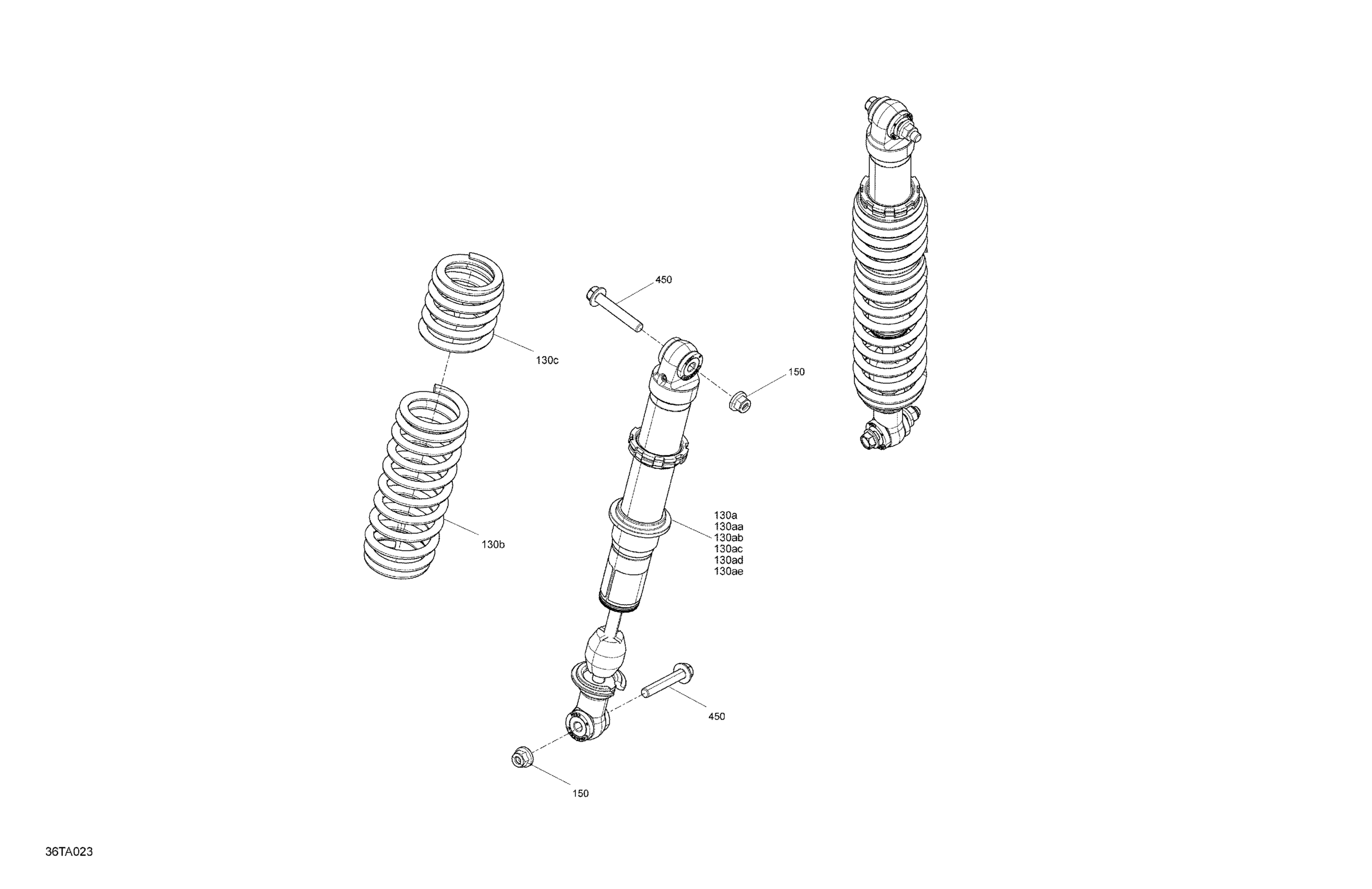 Suspension - Rear Shocks - STD