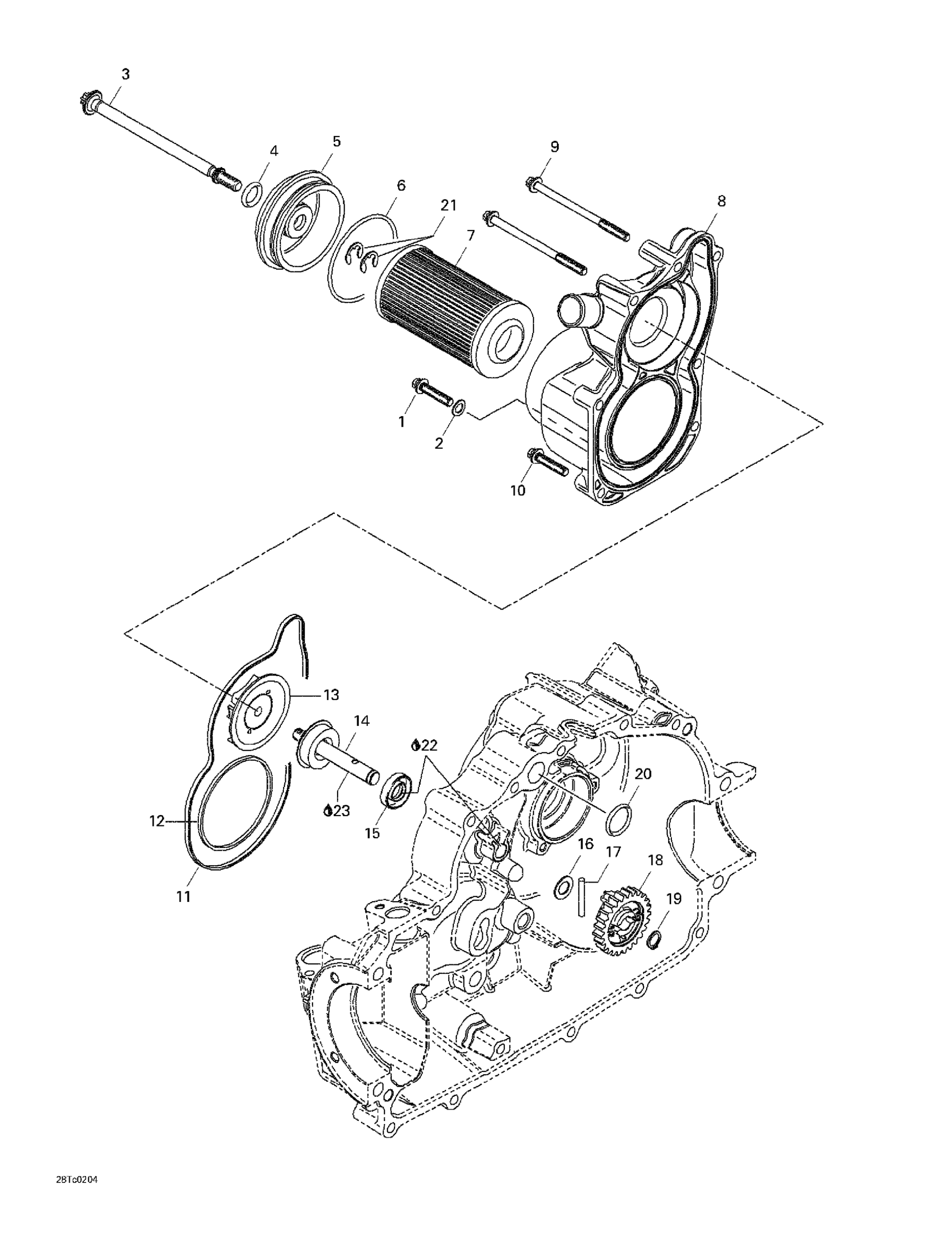 Схема узла: Engine Cooling